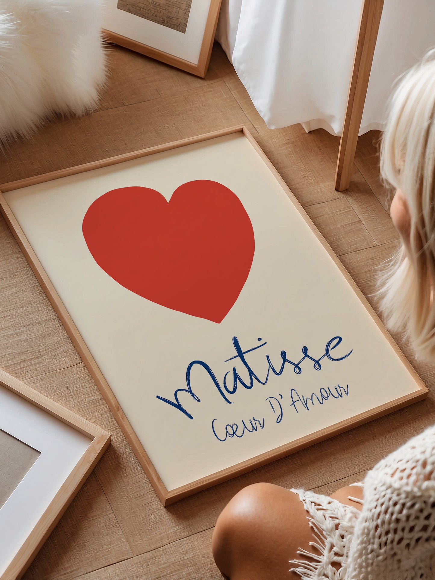 Matisse Love Heart Art Print
