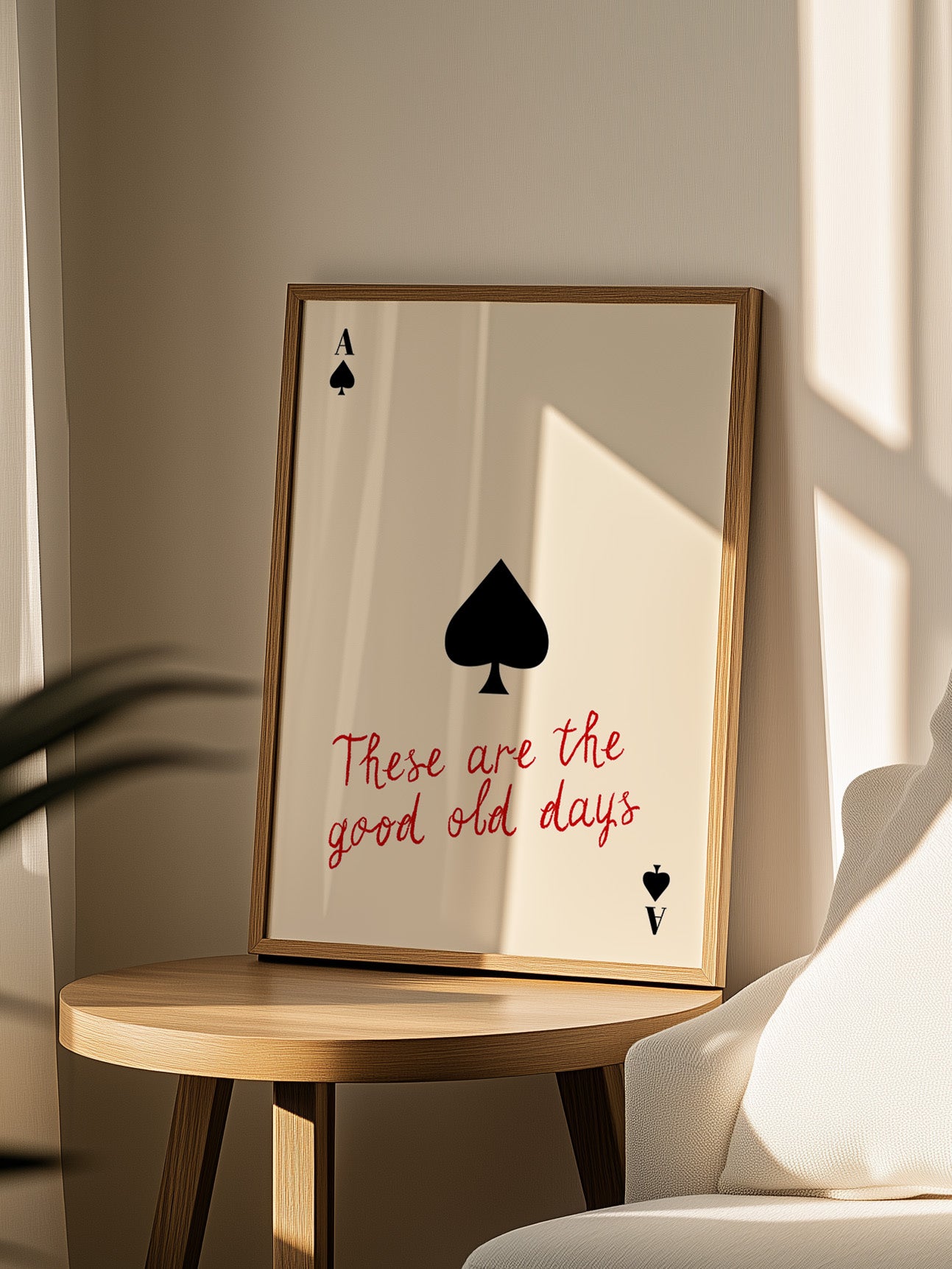 Ace Of Spades Card Poster