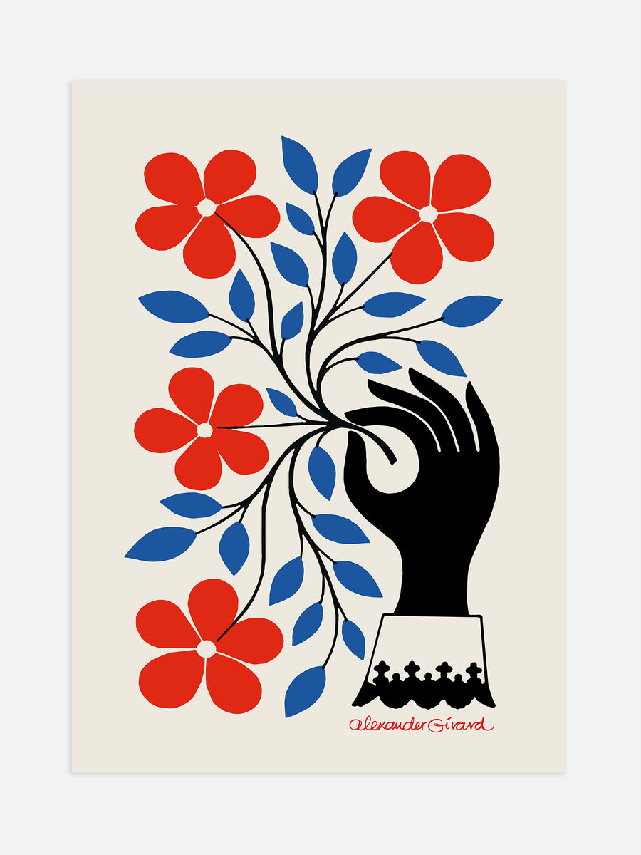 Alexander Girard ポスター Alexander Girard Flower Poster – Luxe Poster Co