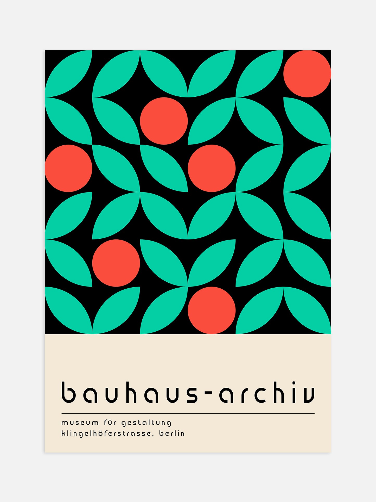 Green Bauhaus Archiv Poster | Digital Download