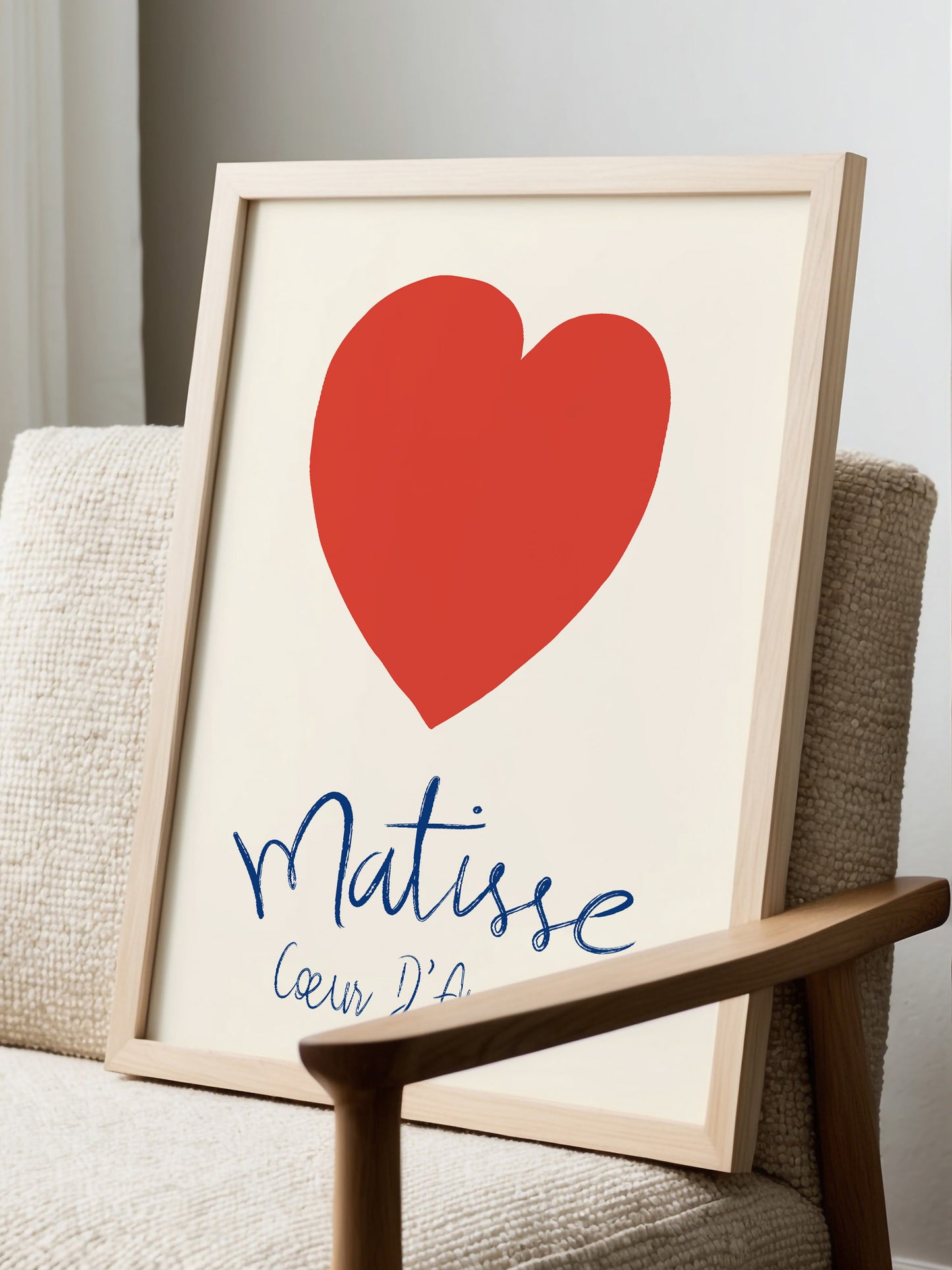 Matisse Love Heart Art Print