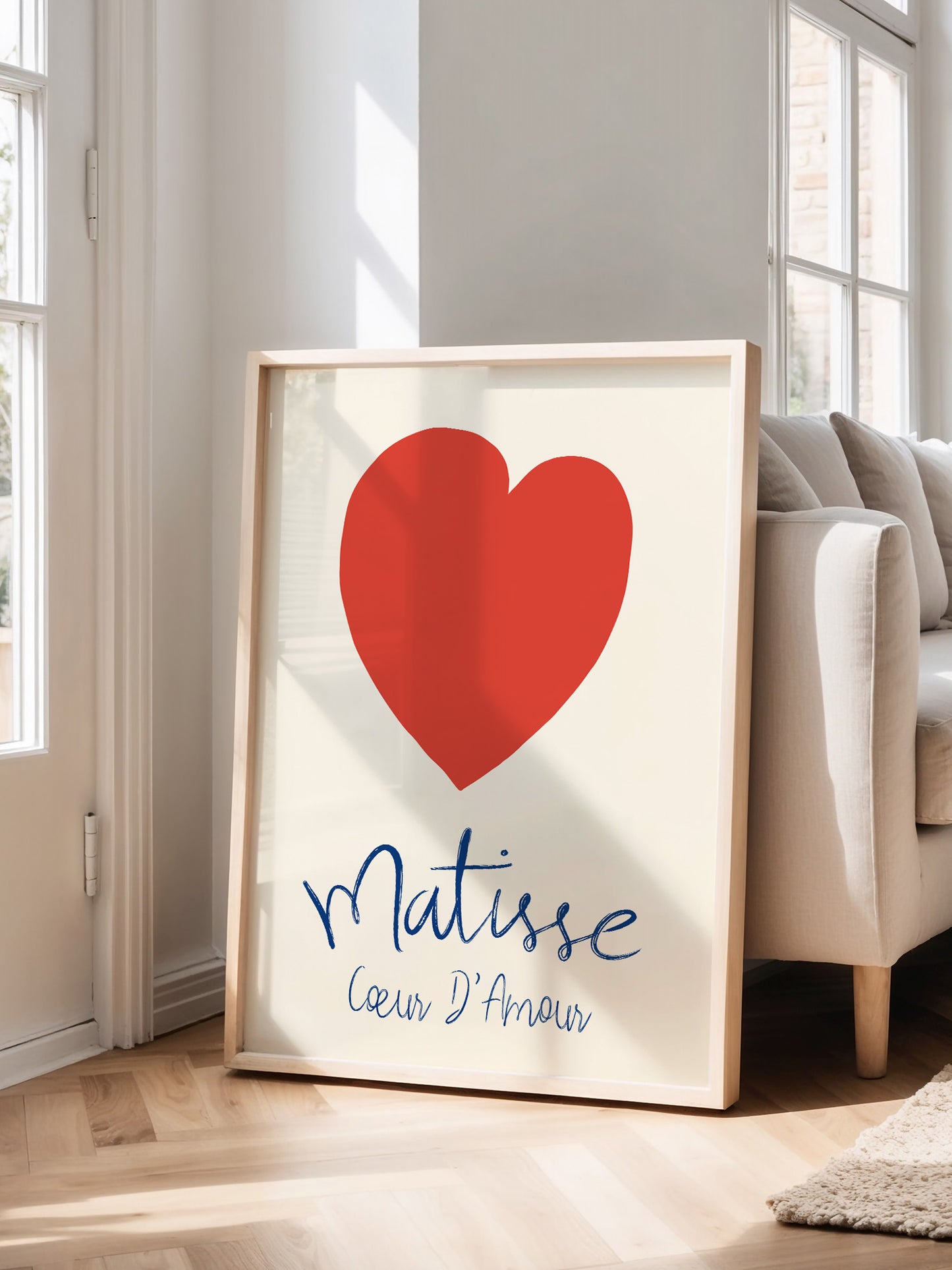 Matisse Love Heart Art Print