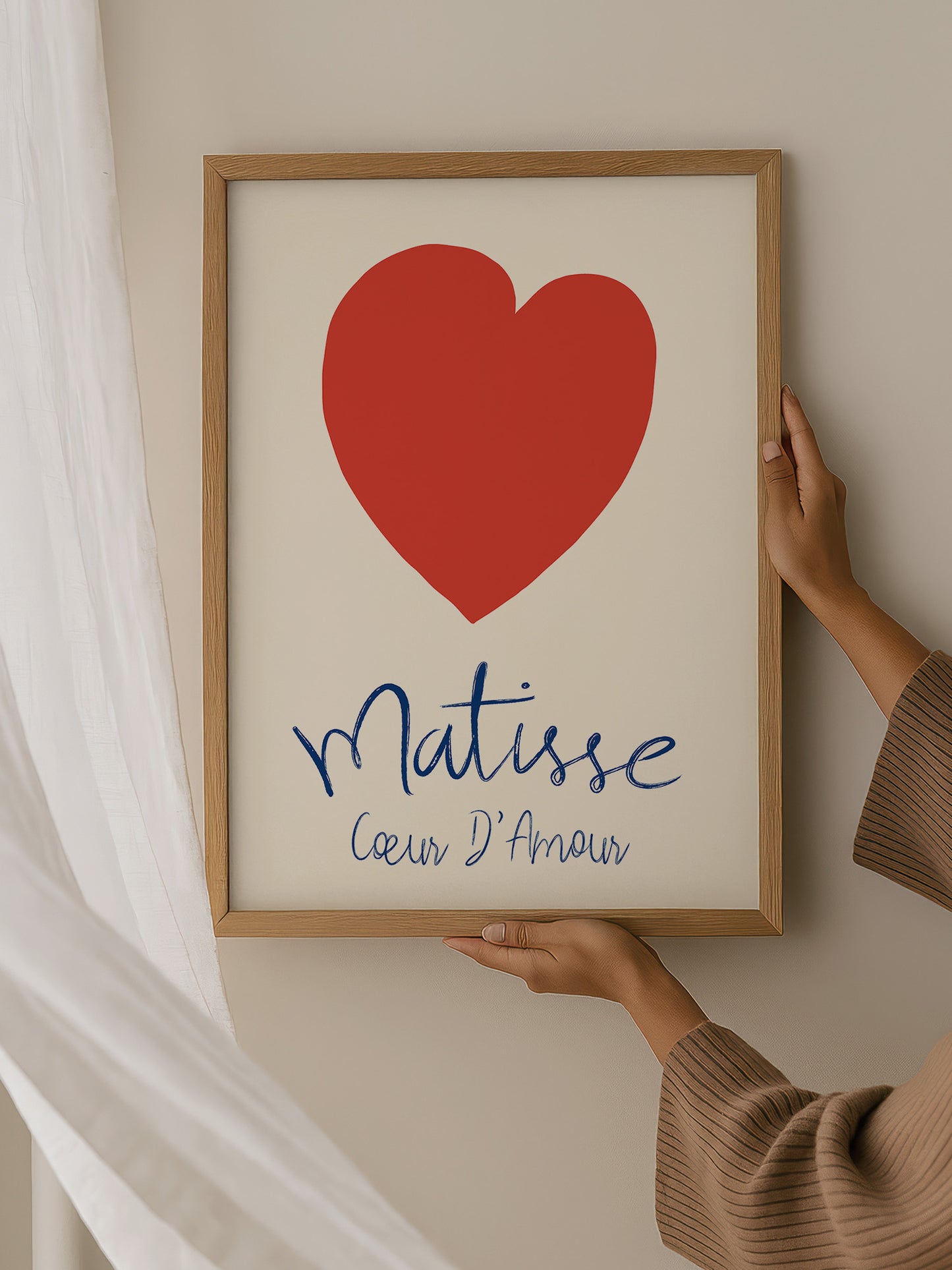 Matisse Love Heart Art Print
