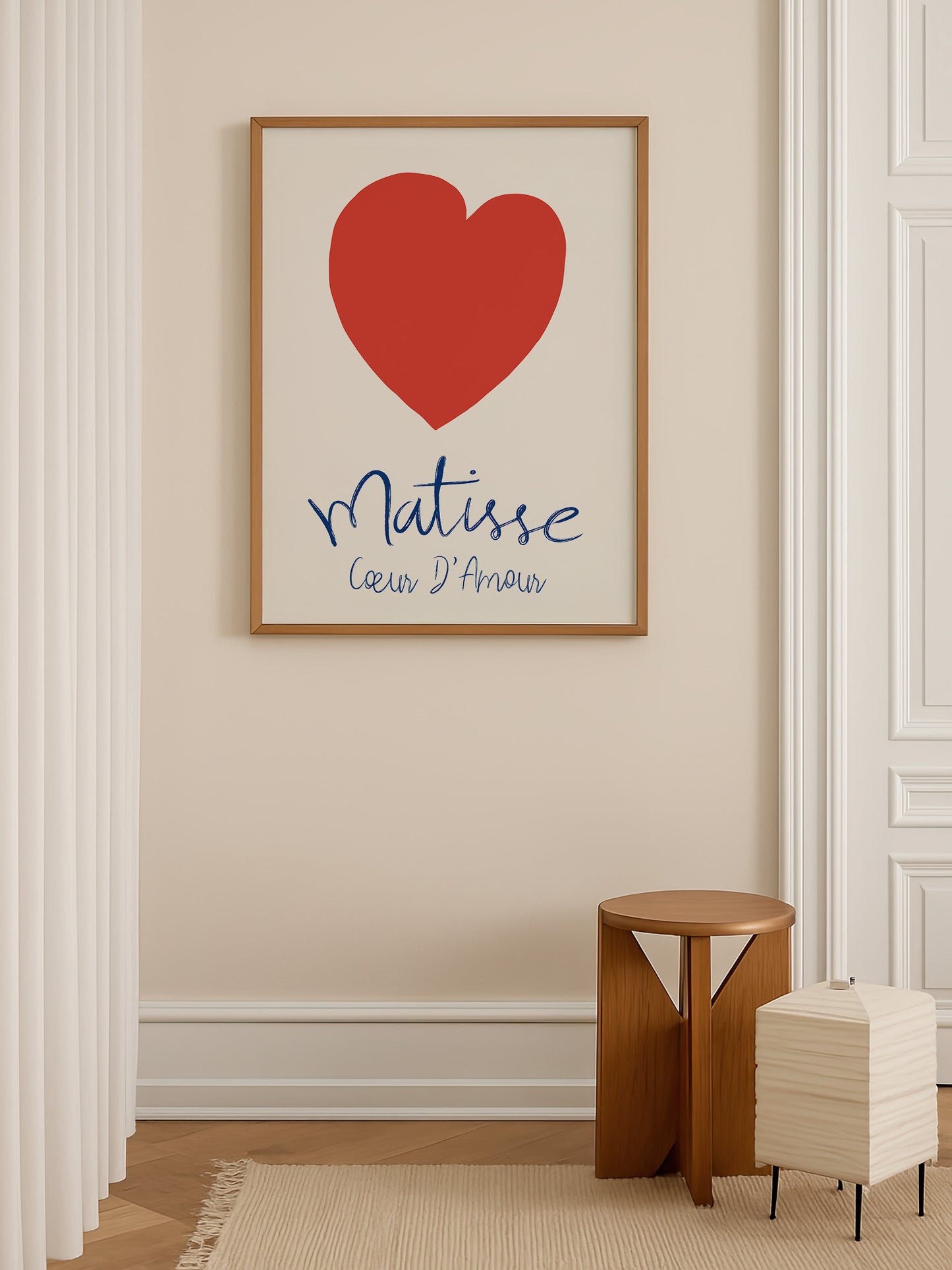 Matisse Love Heart Art Print