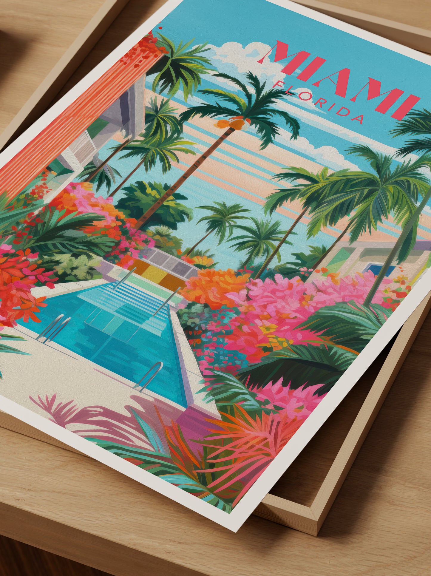 Miami Travel Poster