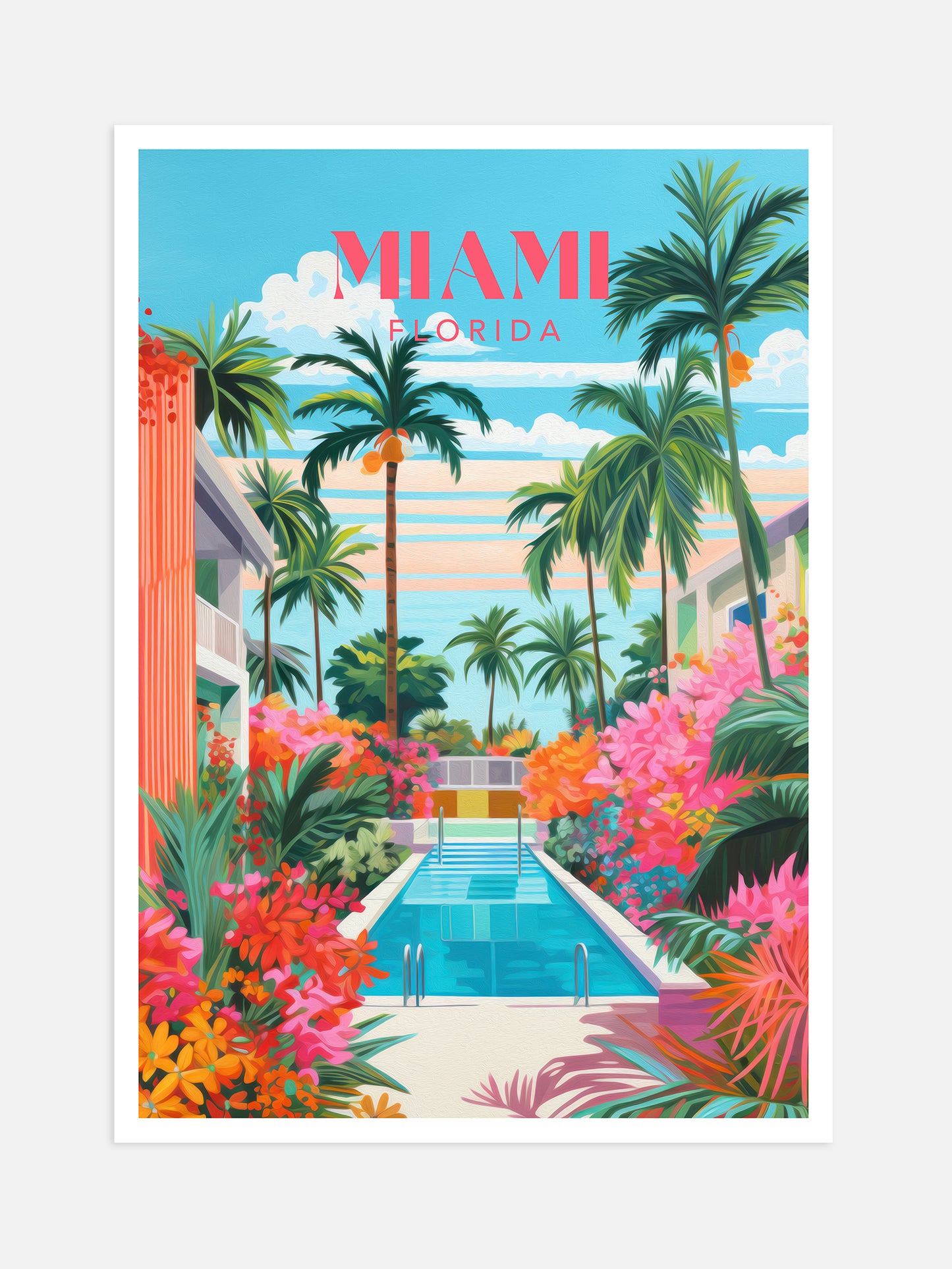 Miami Travel Poster