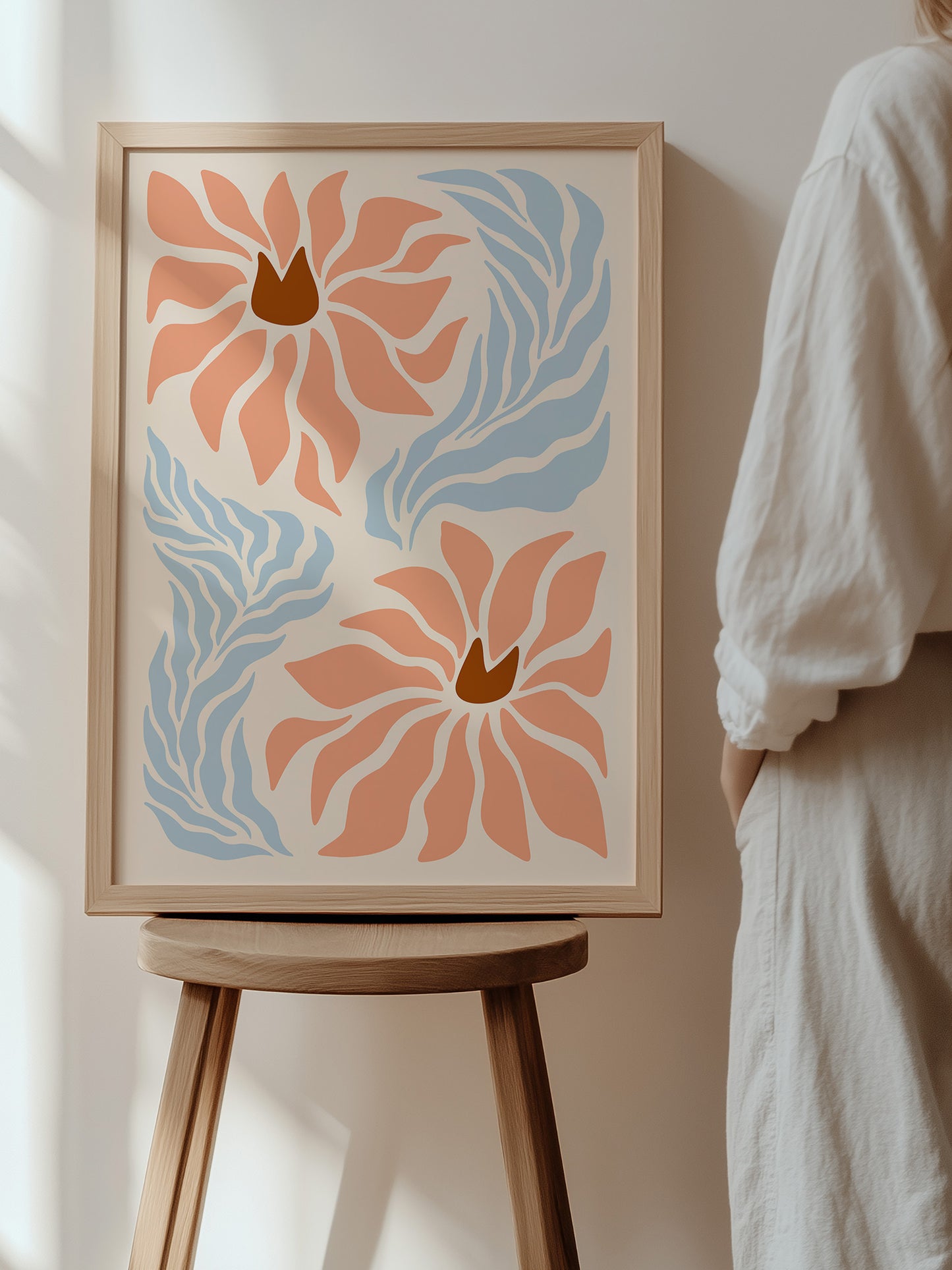 Blush Pink Botanical Art Print