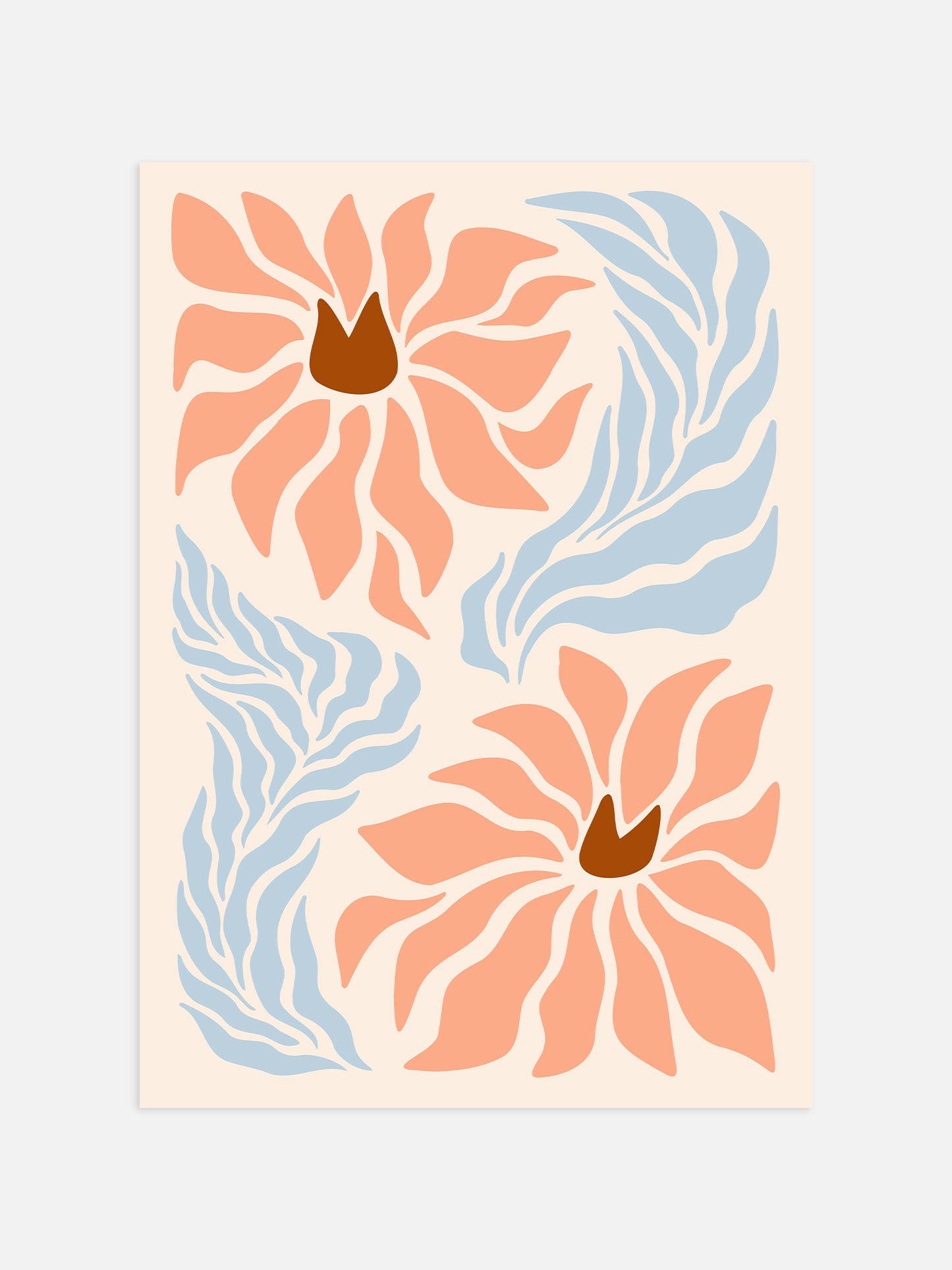 Blush Pink Botanical Art Print