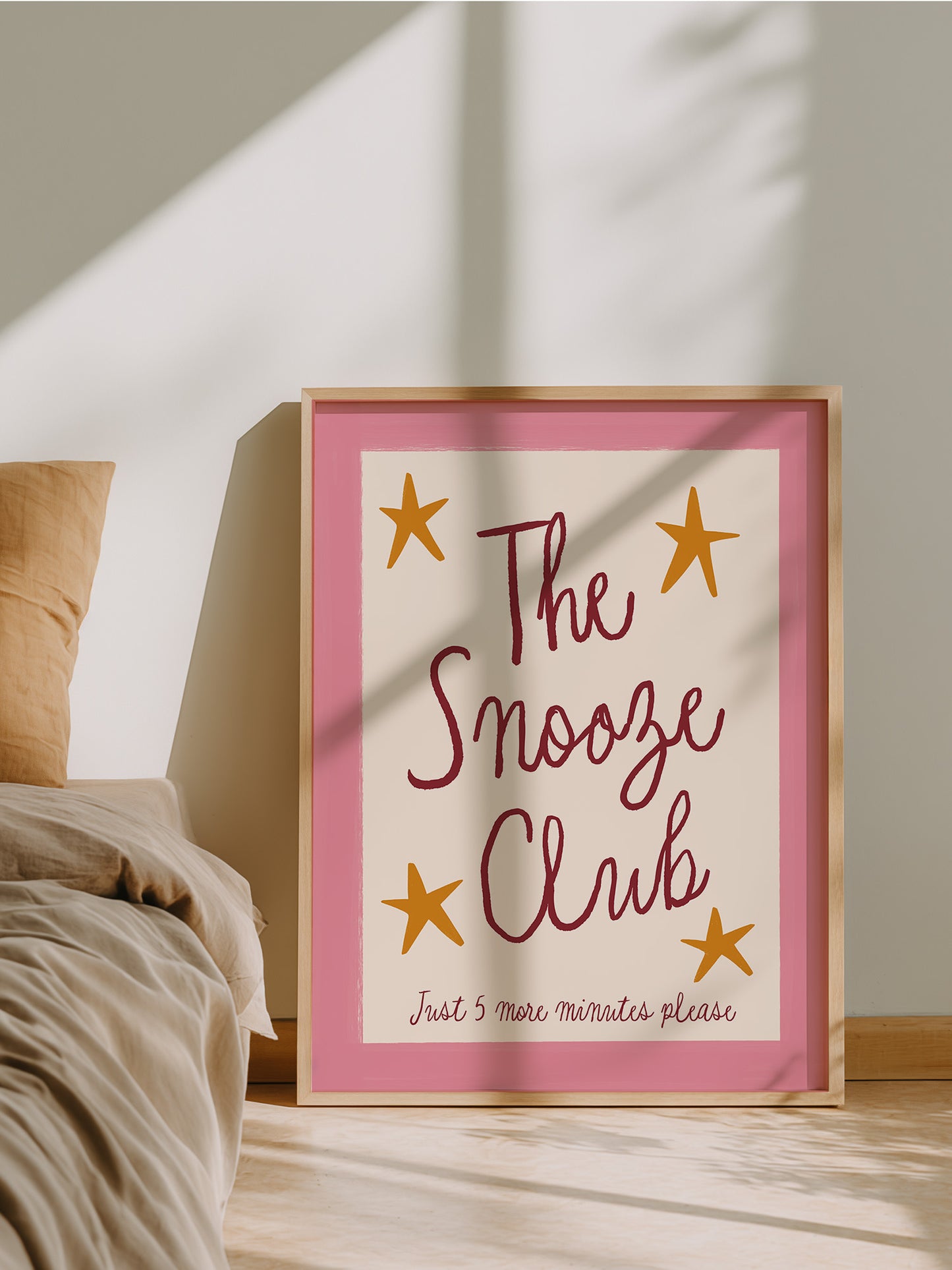 The Snooze Club Bedroom Print