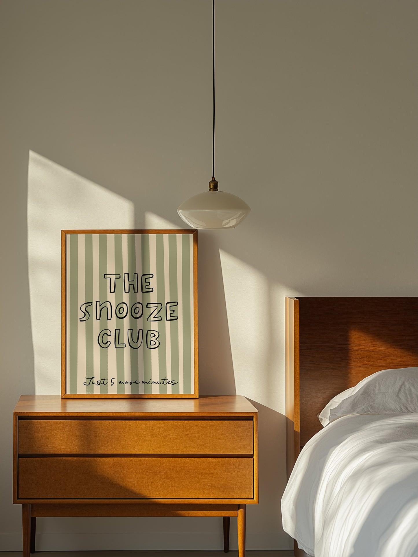 The Snooze Club Print | Sage