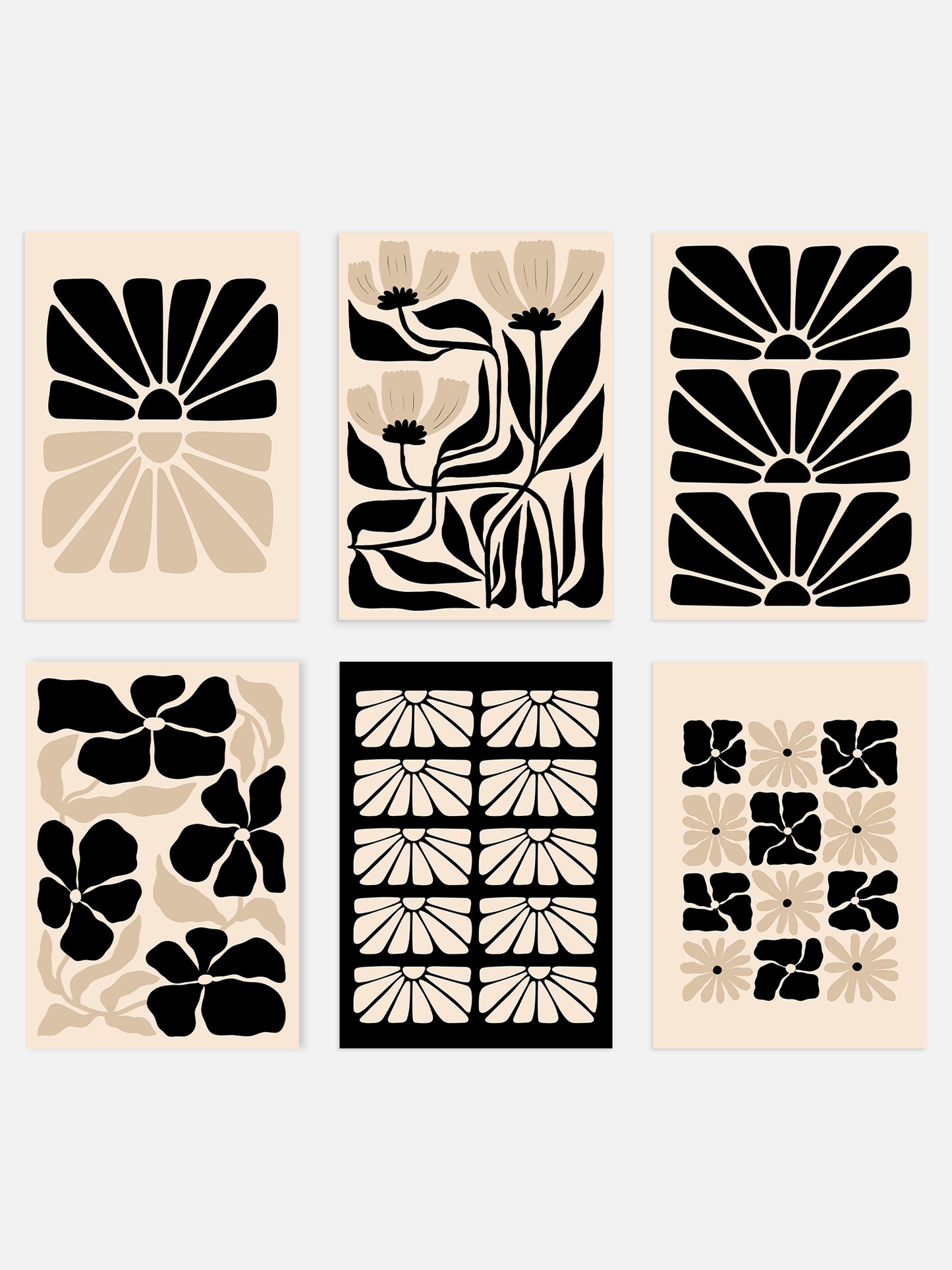 Set Of 6 Botanical Prints | Digital Download