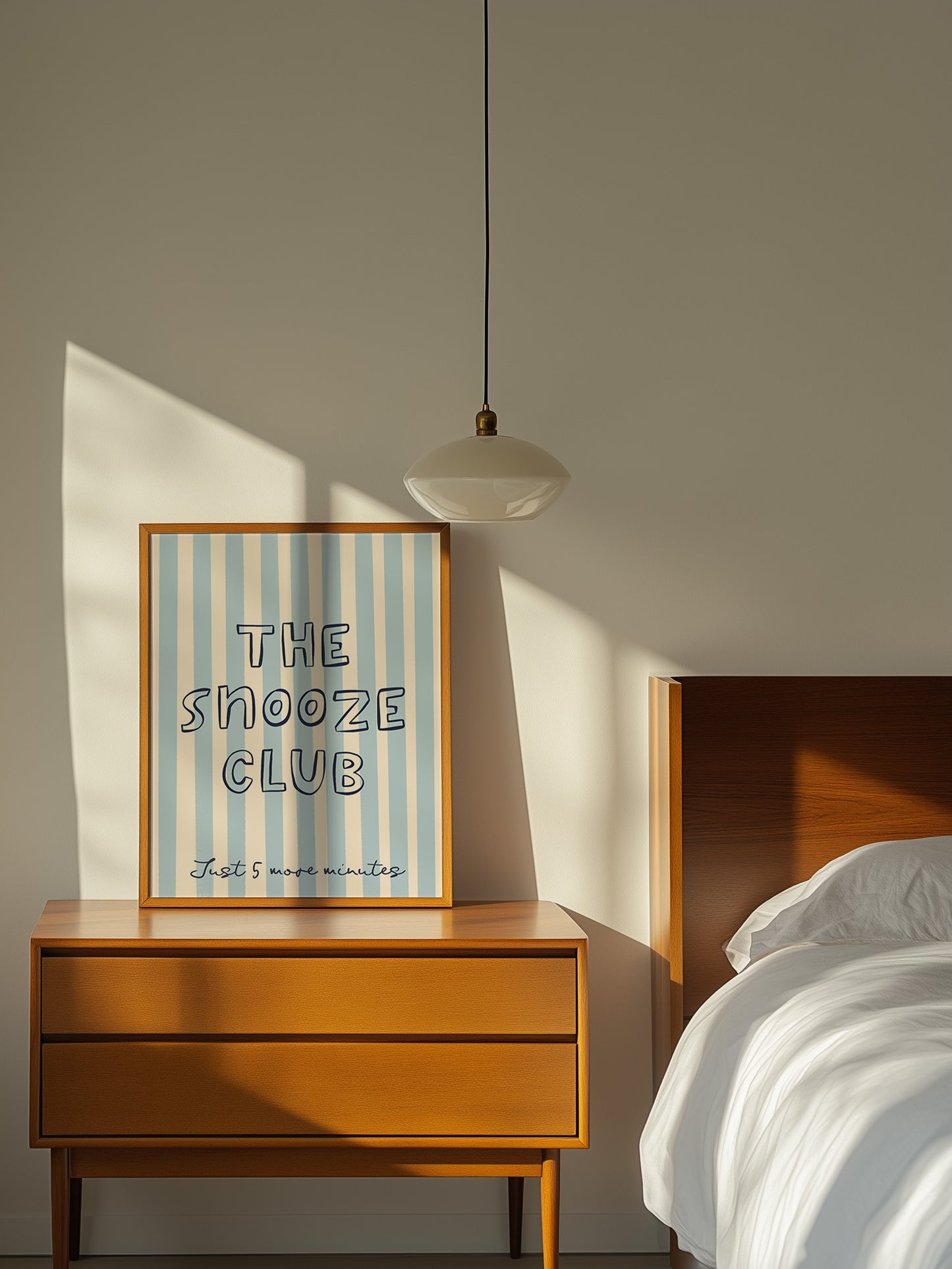 The Snooze Club Print | Blue