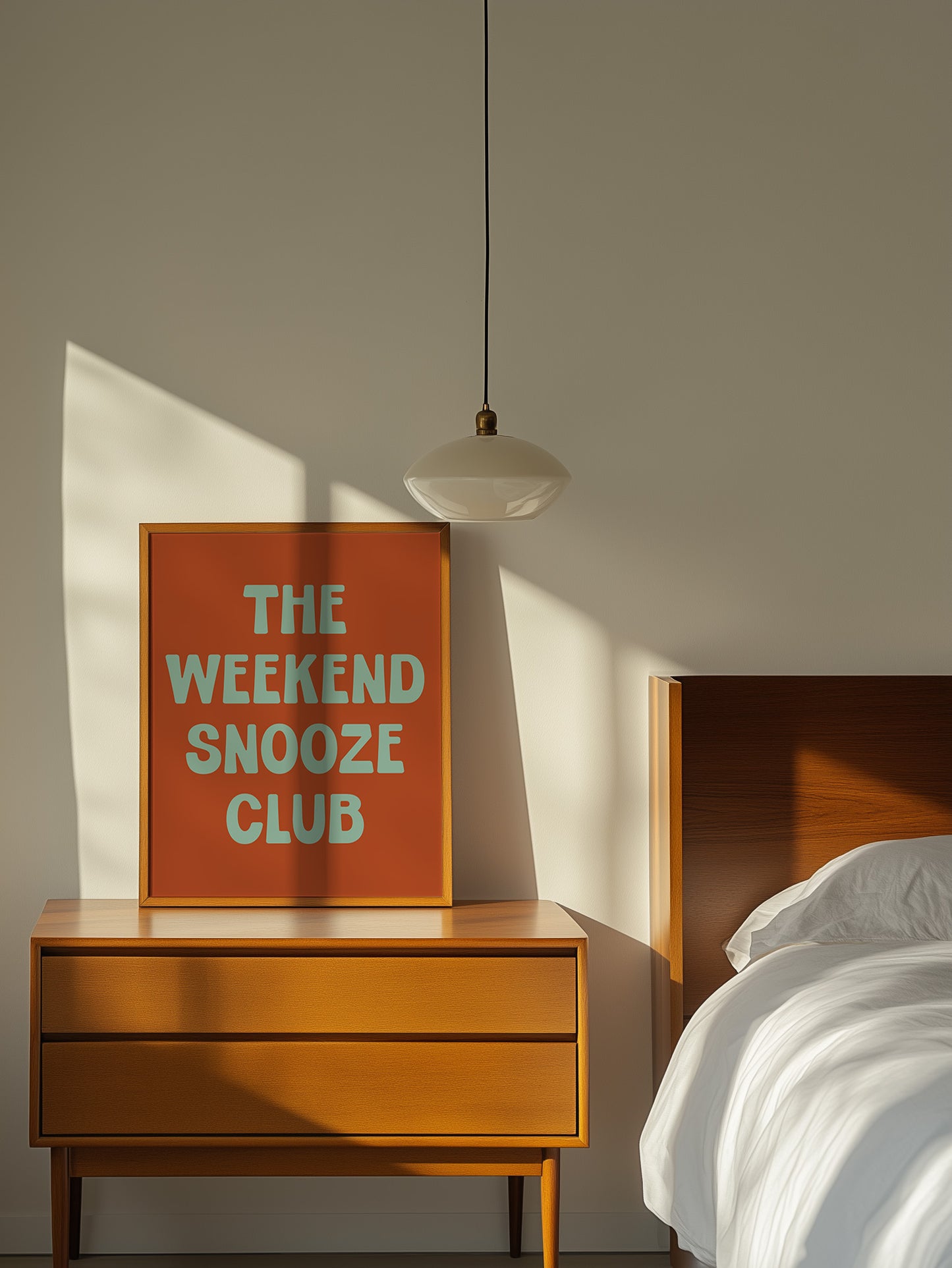 The Weekend Snooze Club Print | Terracotta