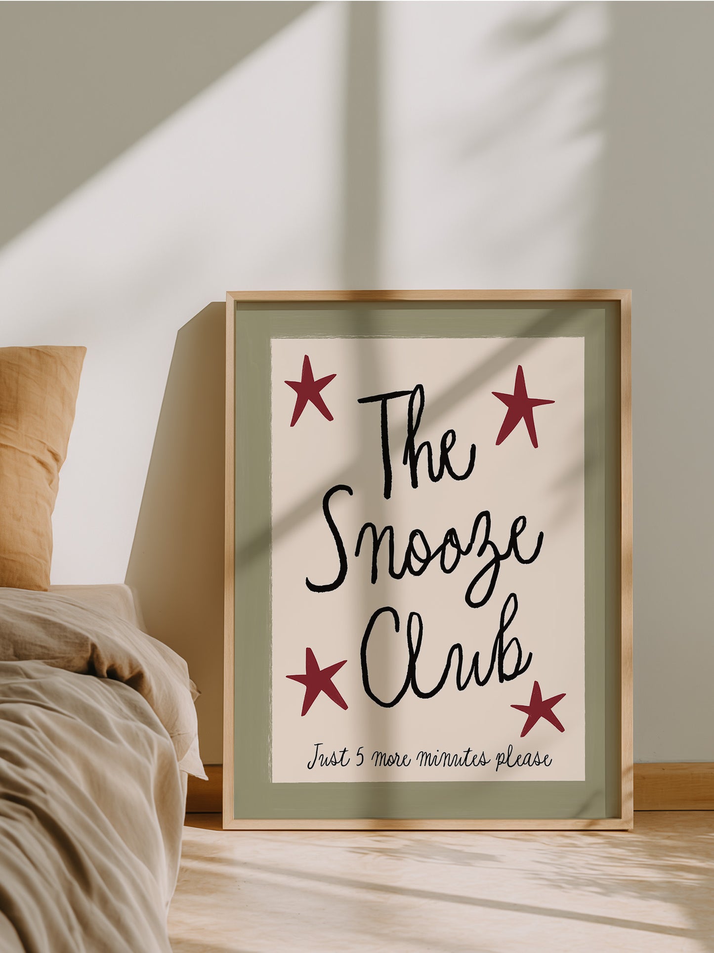 The Snooze Club Wall Art Print
