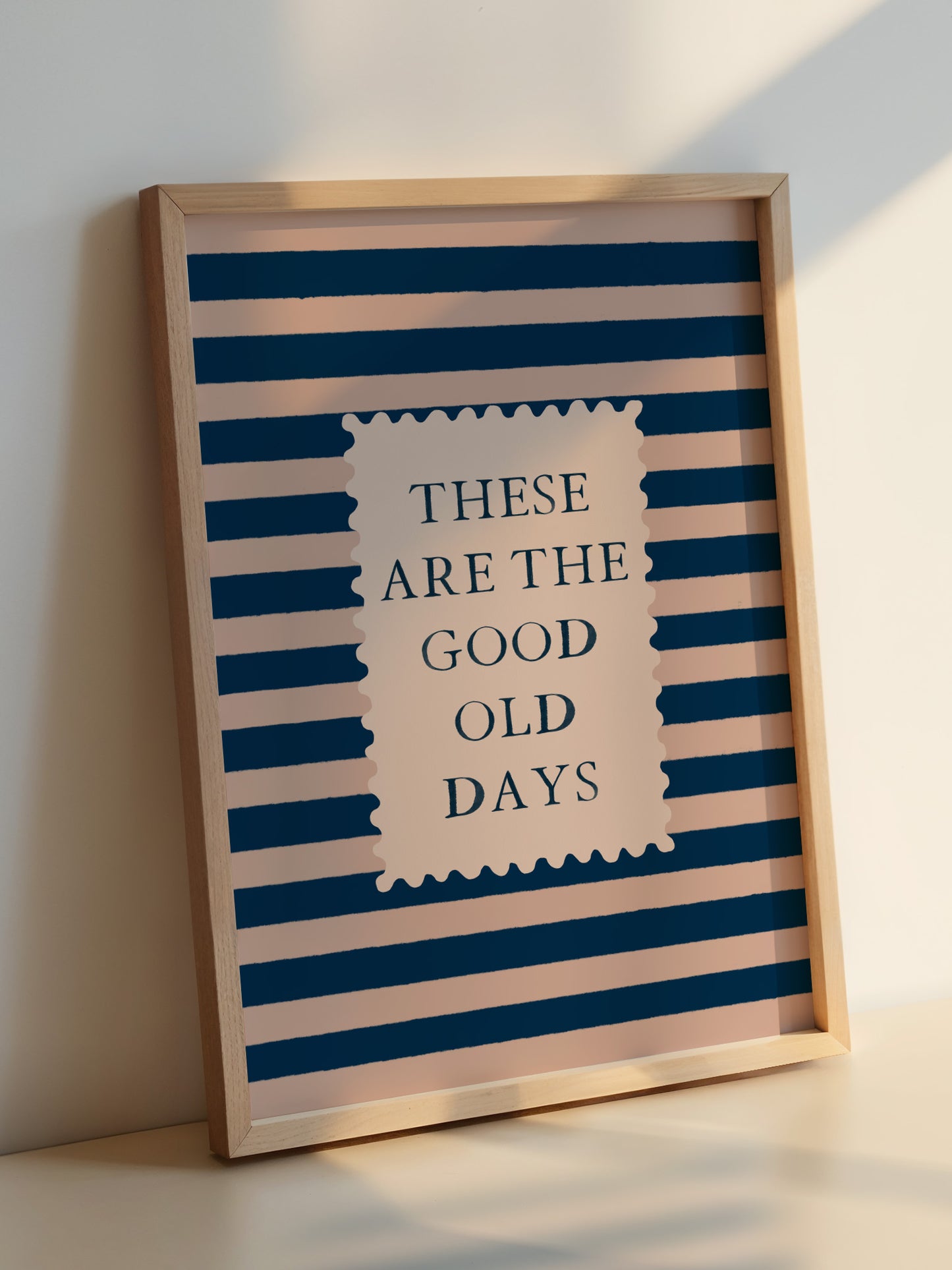 Retro Nostalgic Quote Print