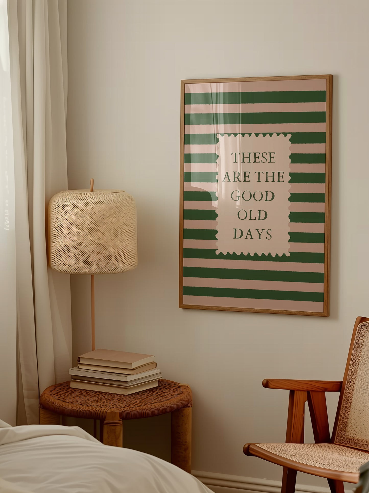 Retro Nostalgic Quote Print