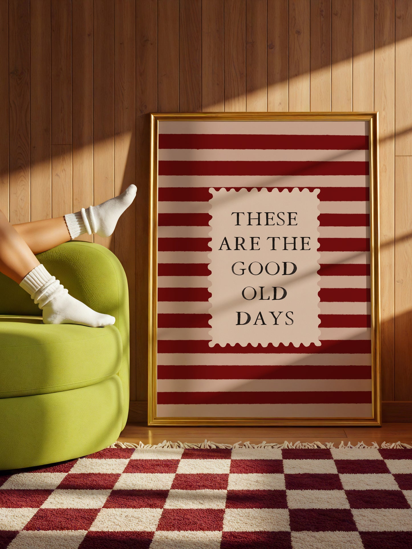 Retro Nostalgic Quote Print