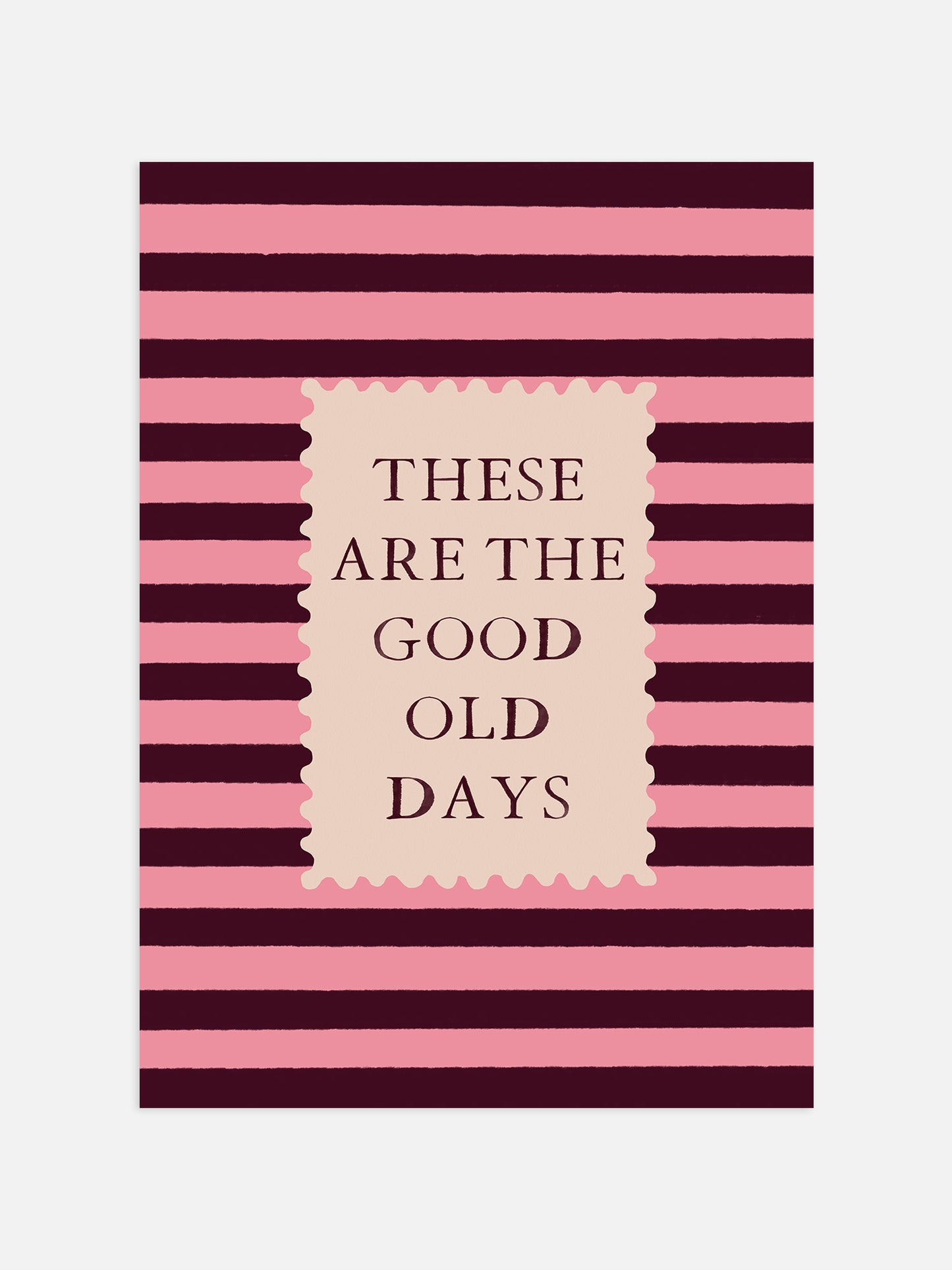 Retro Nostalgic Quote Print