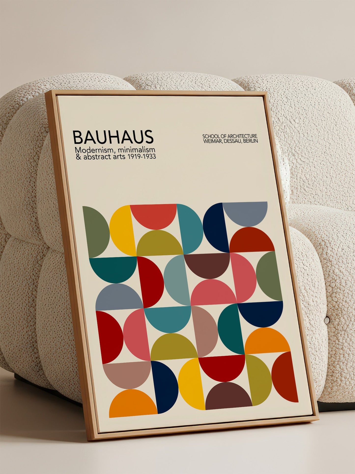 Bauhaus - Framed Canvas