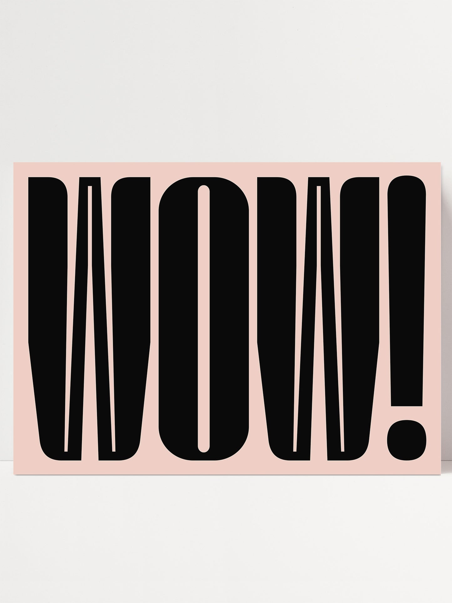 a large, bold, and stylized text that reads "WOW!"