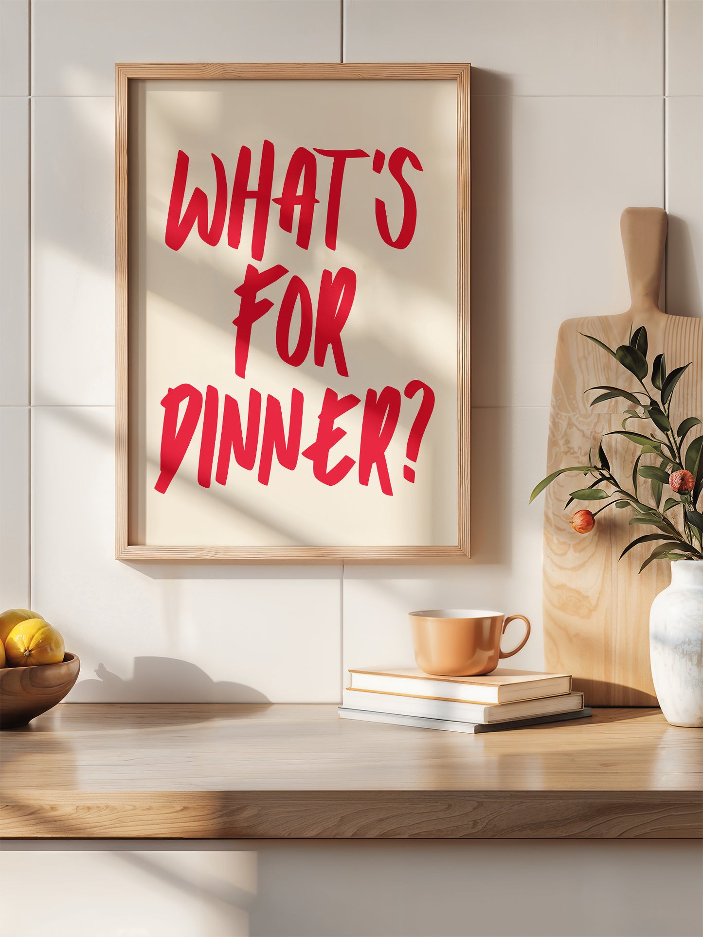 What's For Dinner Poster | Digital Download