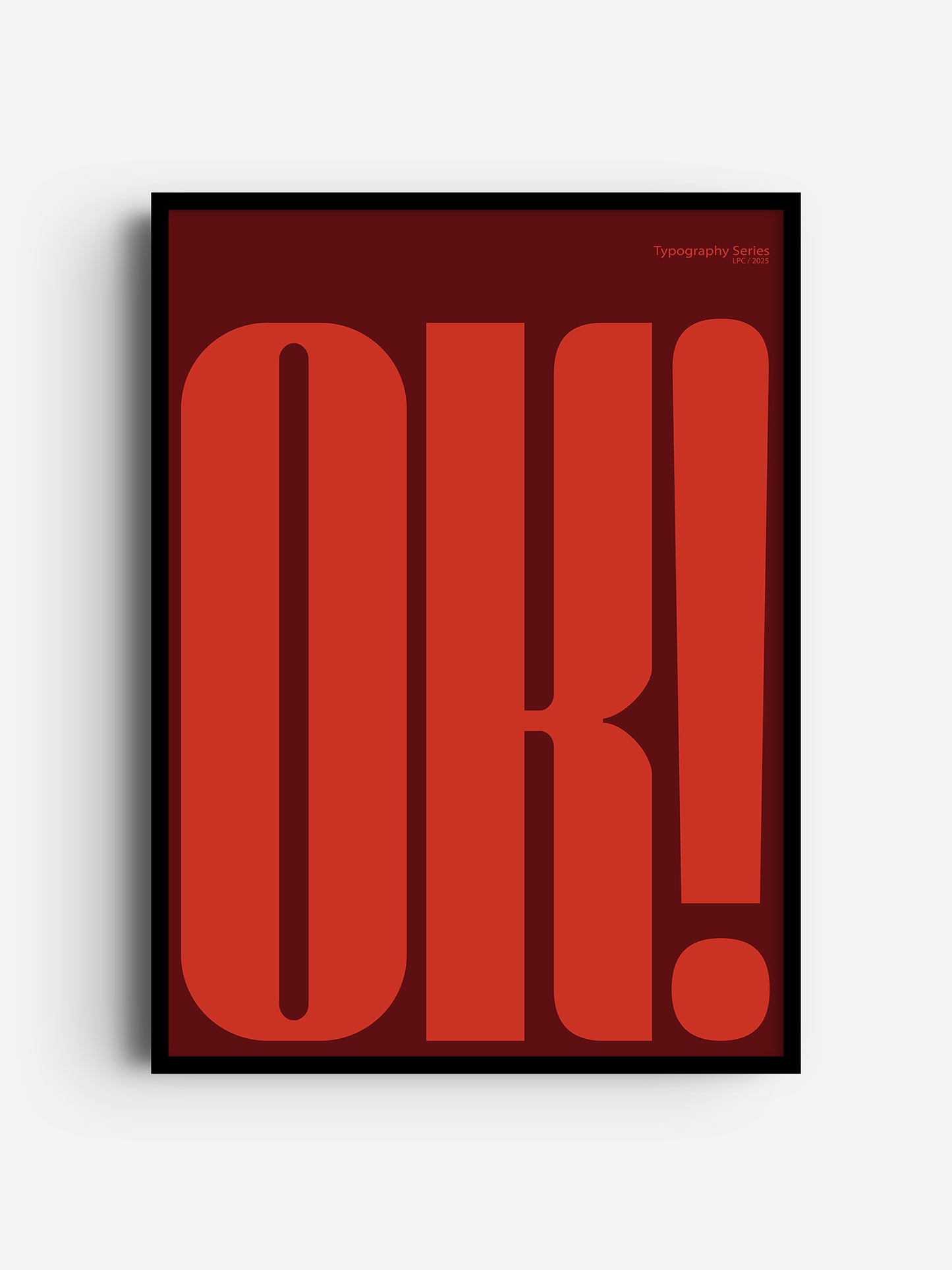 a bold, red-colored text that says "OK!" in a large, block font.