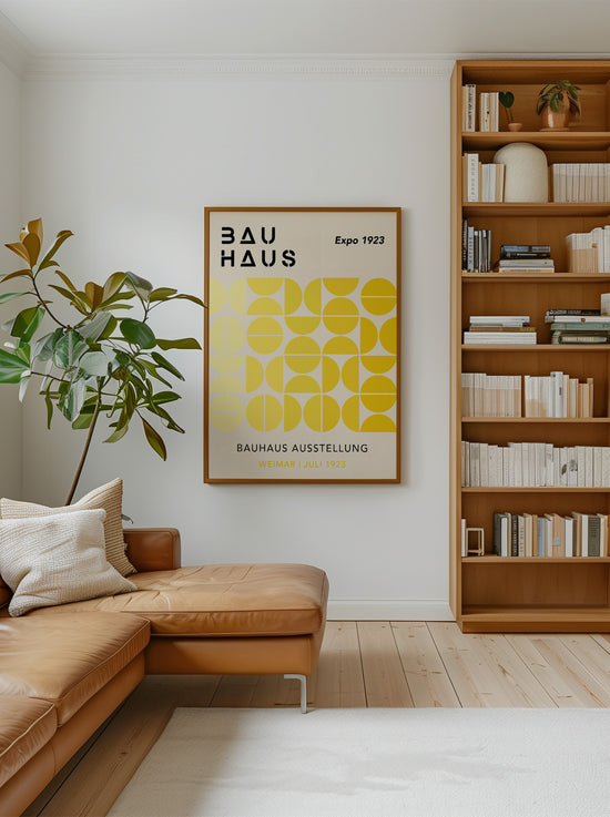 Yellow Gradient Bauhaus Print | Digital Download