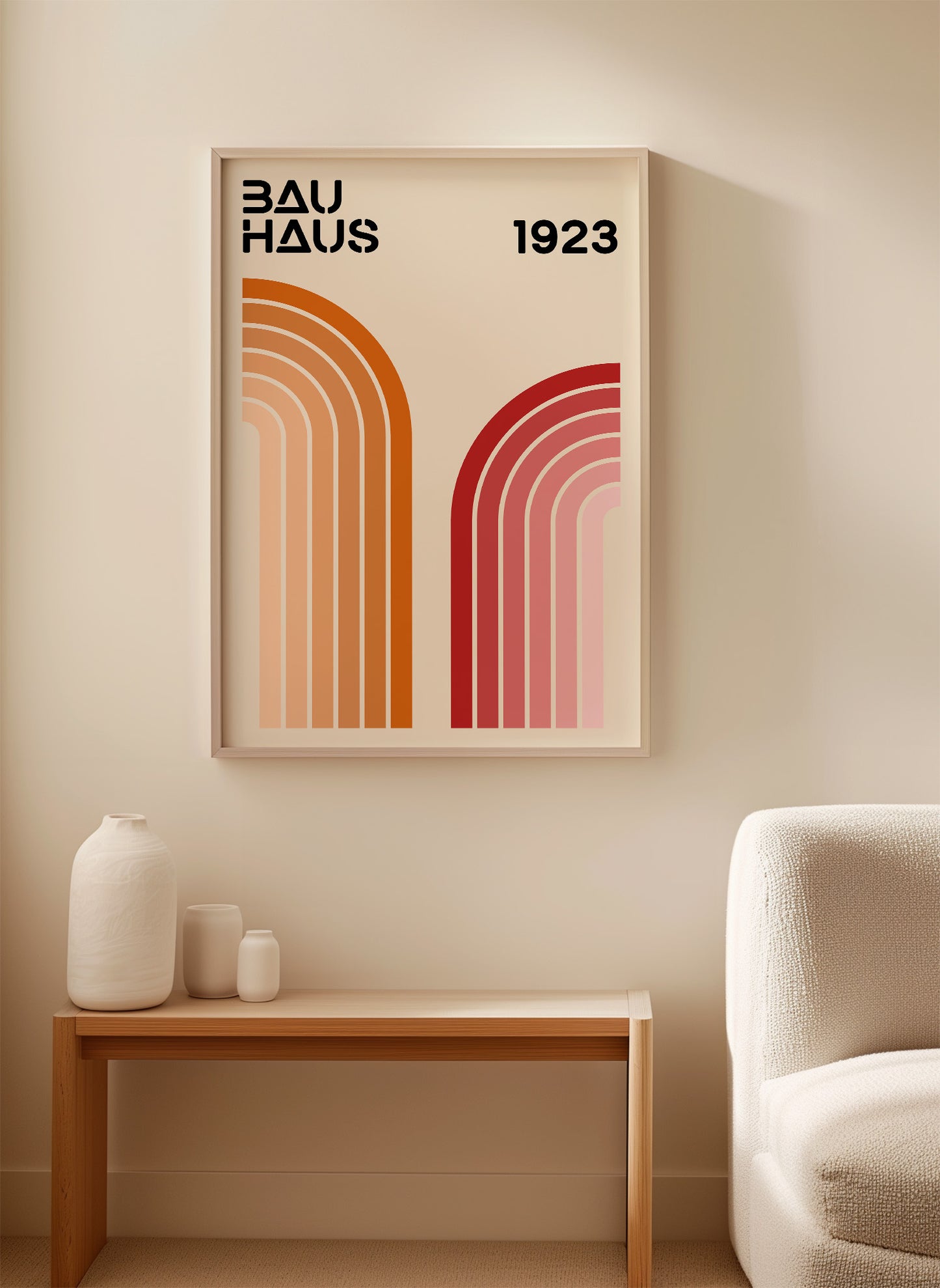 Bauhaus Rainbow Poster | Digital Download