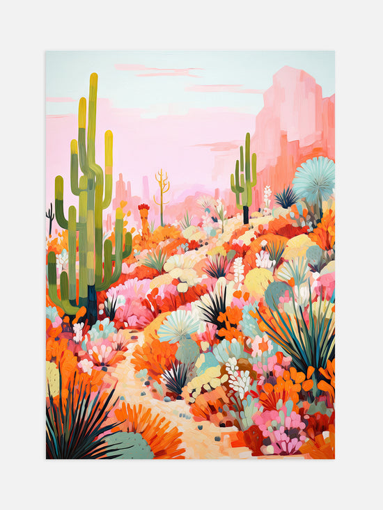 Maximalist Cacti Art Print