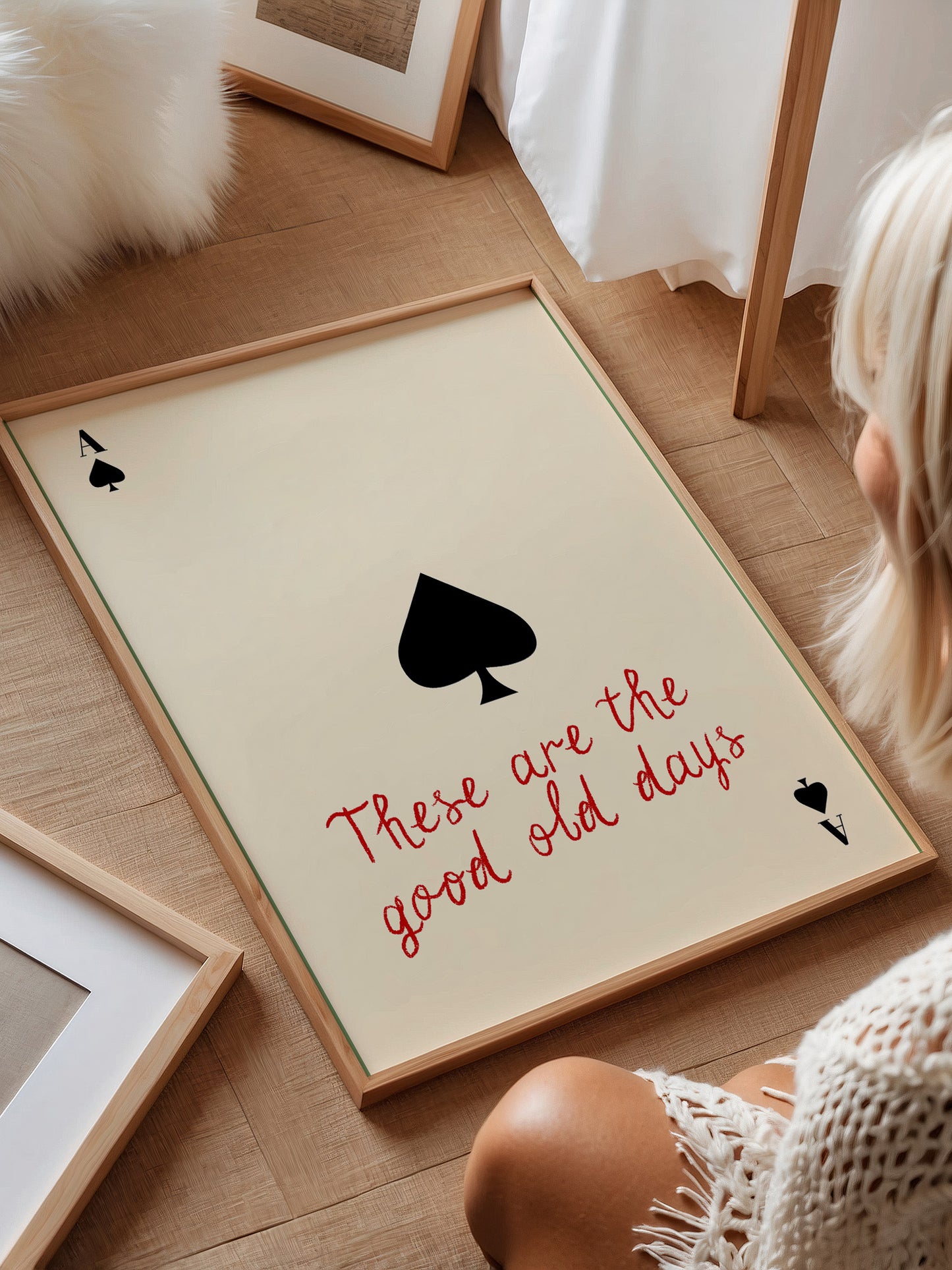 Ace Of Spades Card Poster