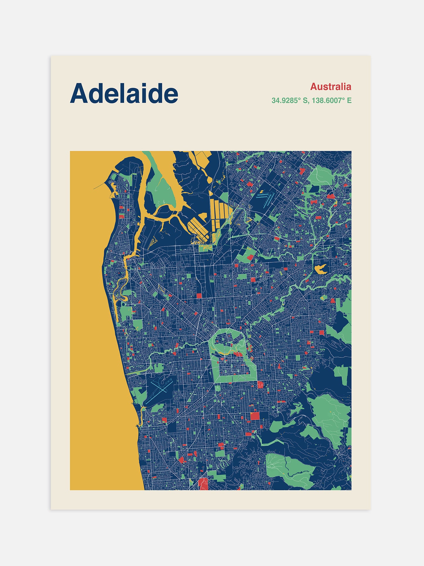 Australia / Oceania Map Posters – Luxe Poster Co