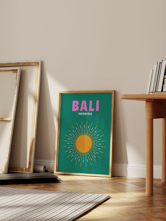 Bali Graphical Poster