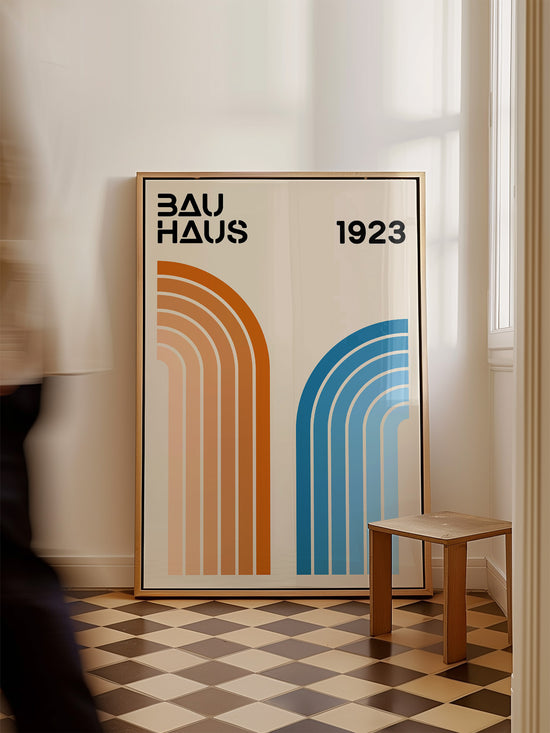 Bauhaus Retro Arches Print