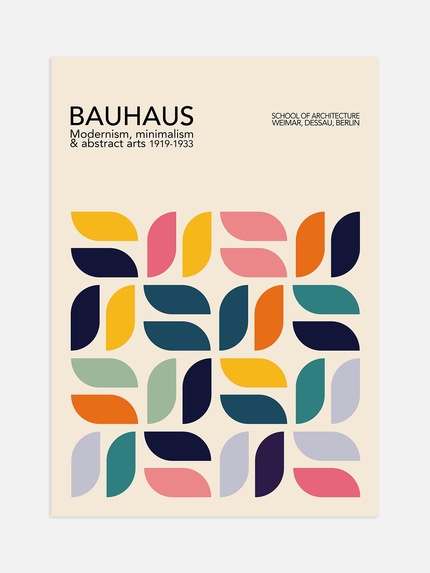Posters Bauhaus Luxe Poster Co