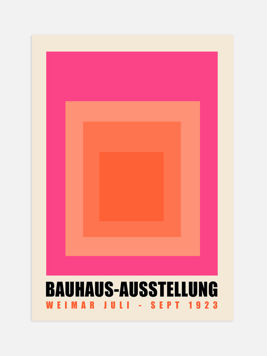 Load image into Gallery viewer, Pink Maximalist Bauhaus Poster
