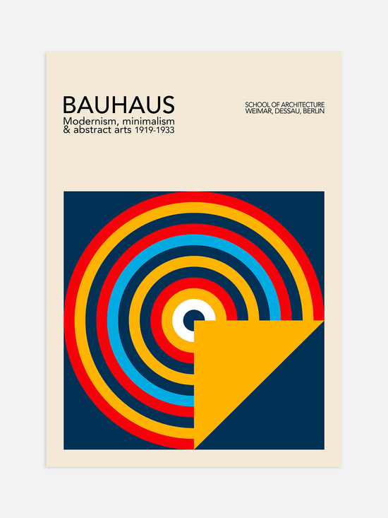 Bauhaus Target Poster