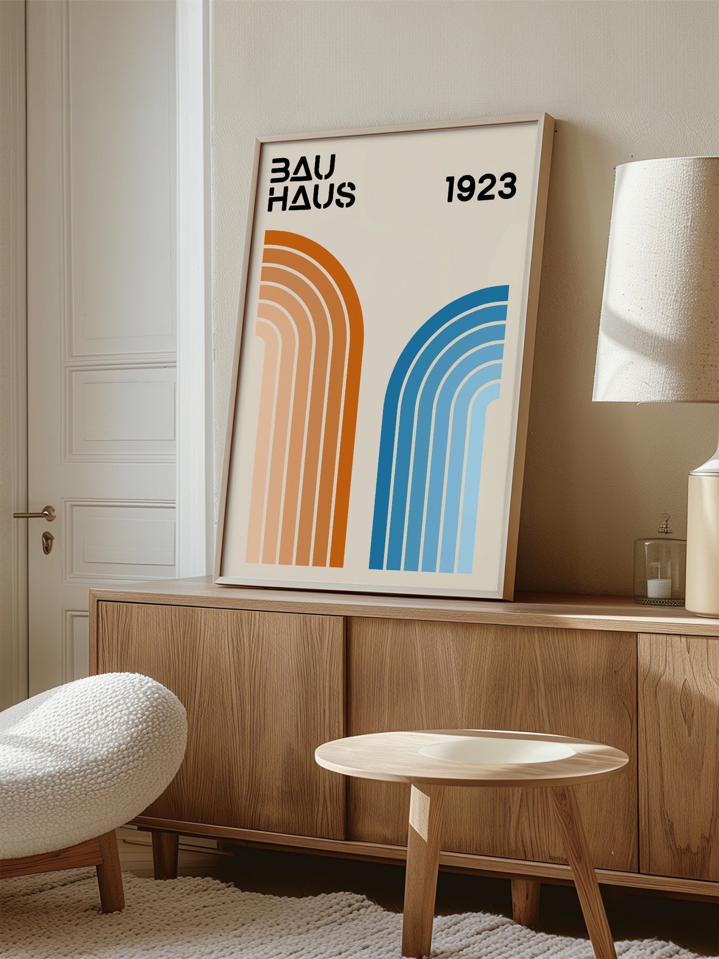Bauhaus Retro Arches Print