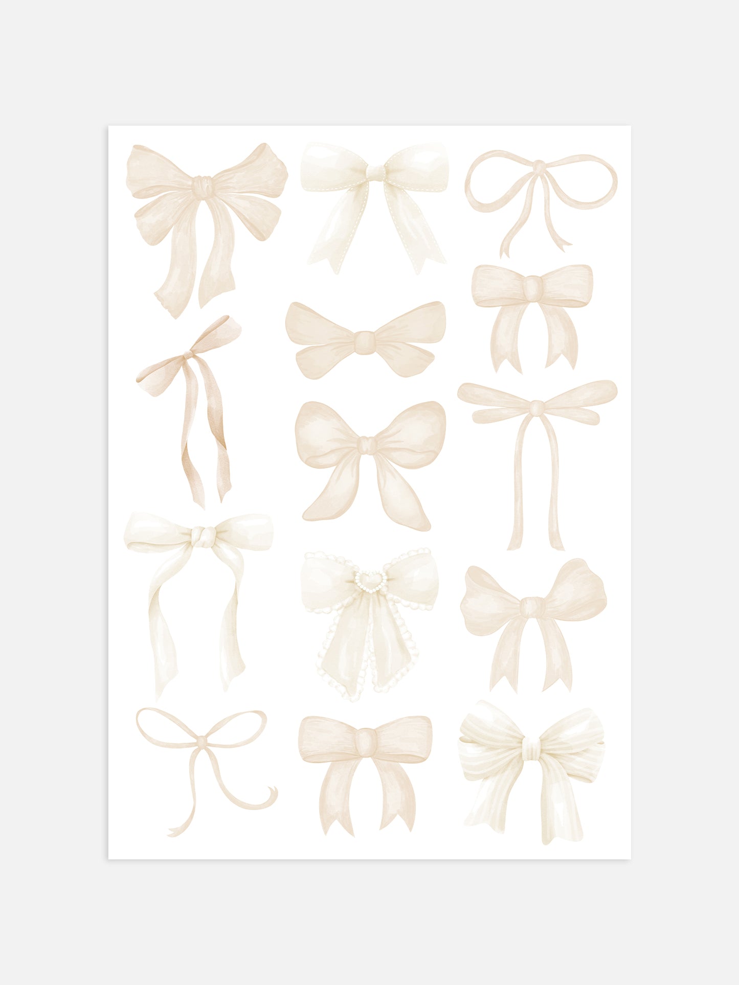 Coquette Bows Print | Digital Download