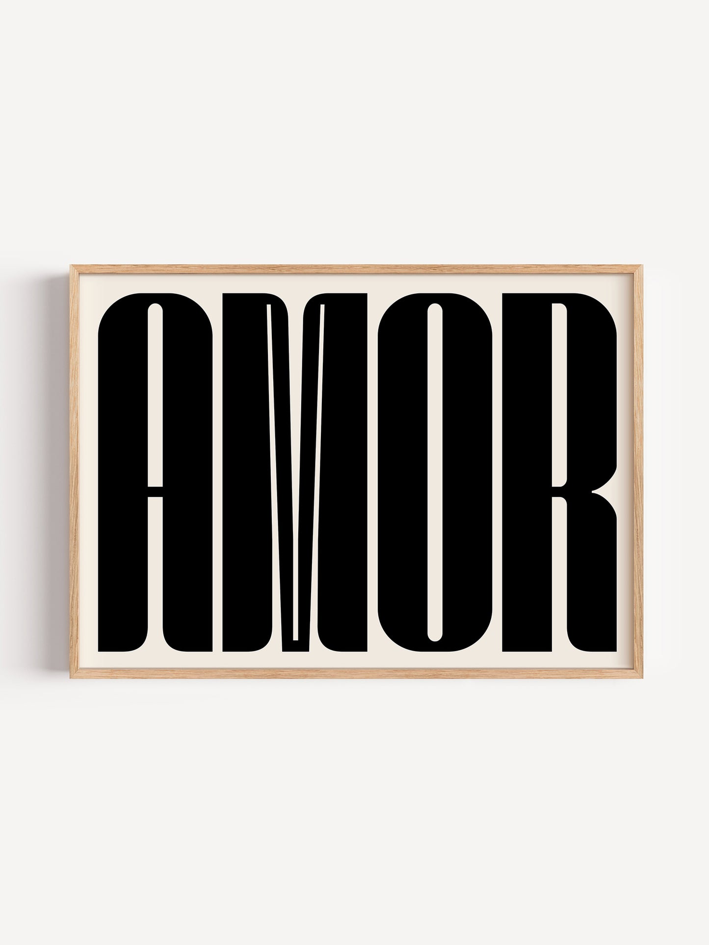 Amor Typography Art Print