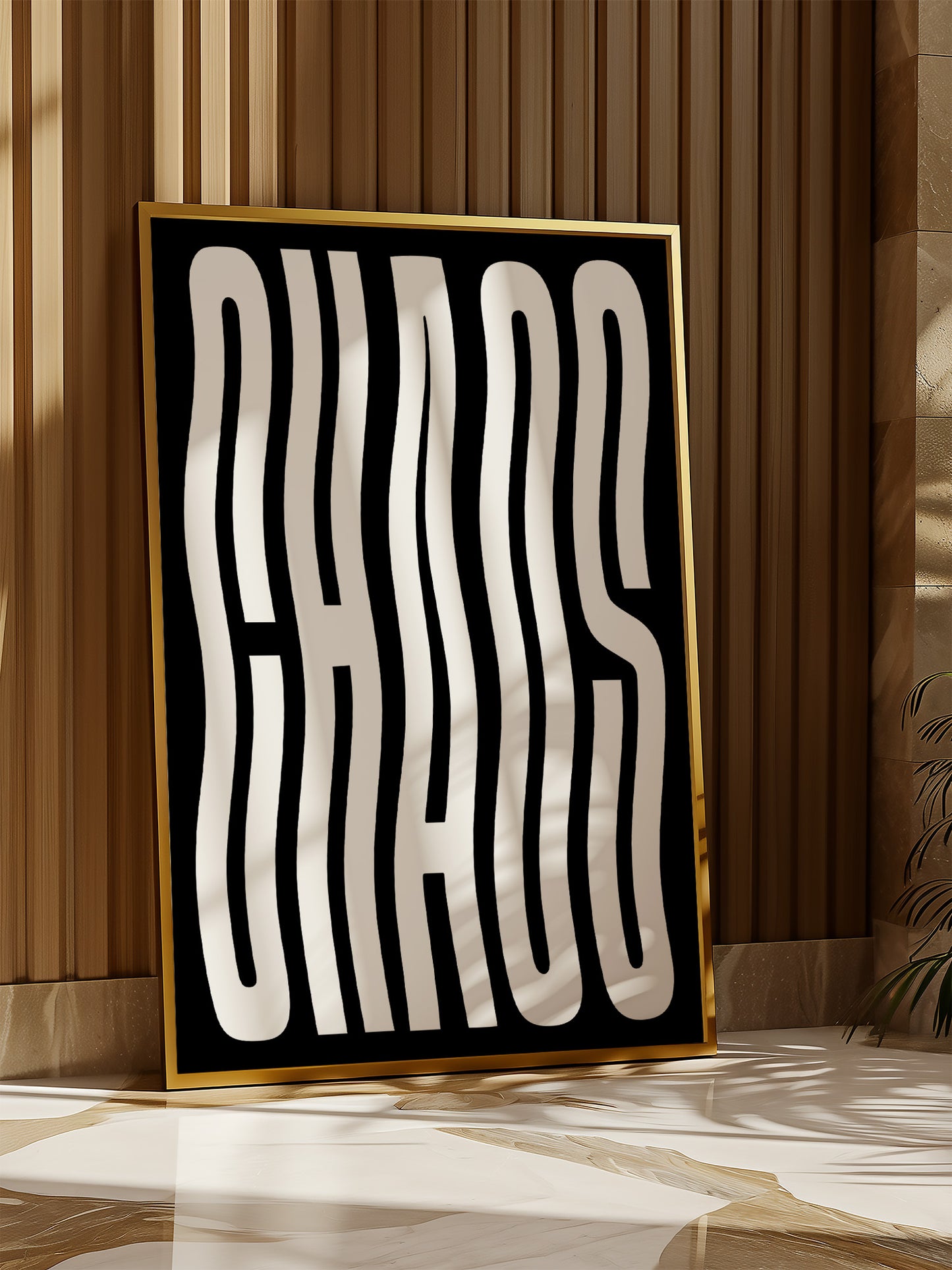 Chaos Typography Print | Digital Download