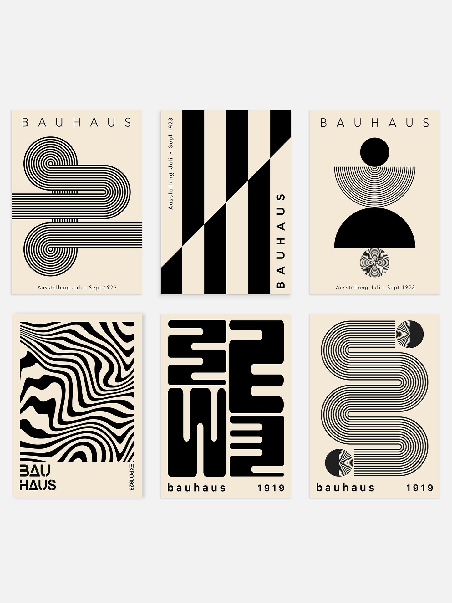 Set Of 6 Bauhaus Prints | Digital Download