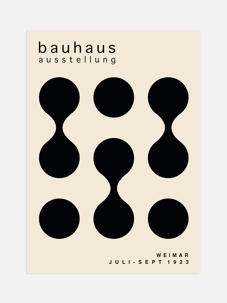 set of 3 prints | digital download – luxe poster co... Black Minimal Bauhaus Poster – Luxe Poster Co