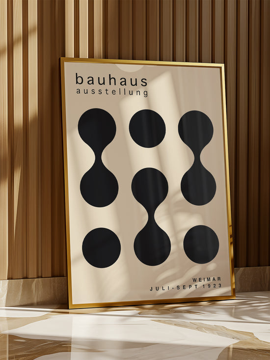 Minimalist Black Bauhaus Poster | Digital Download