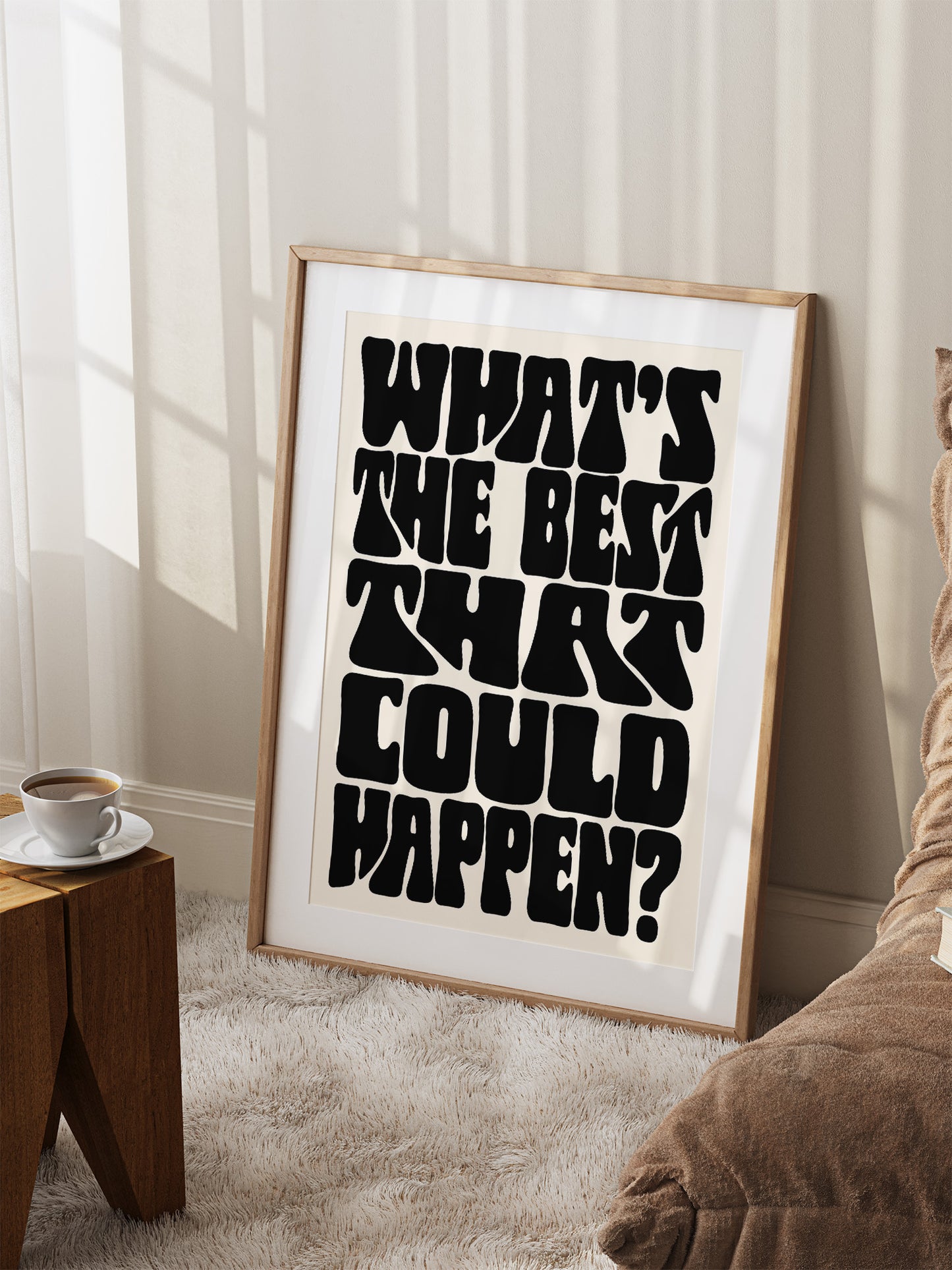 Retro Typography Print