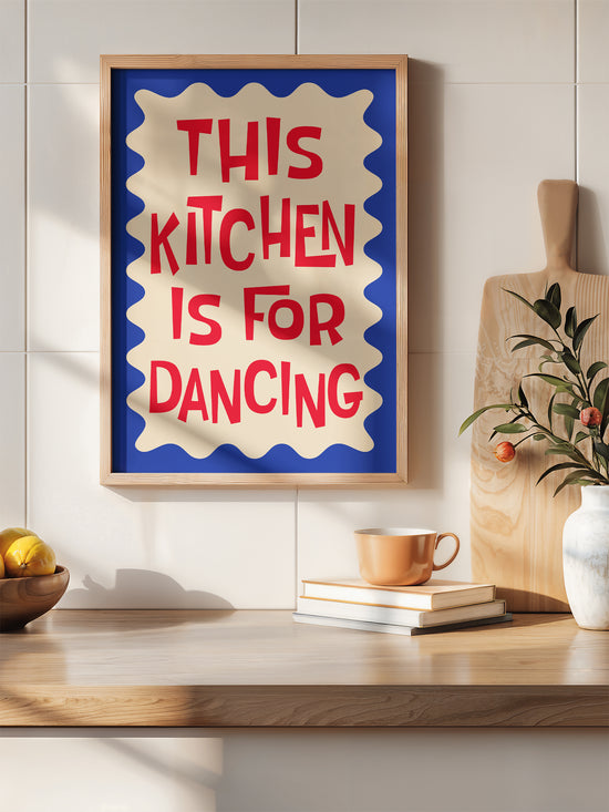 Retro Kitchen Disco Poster