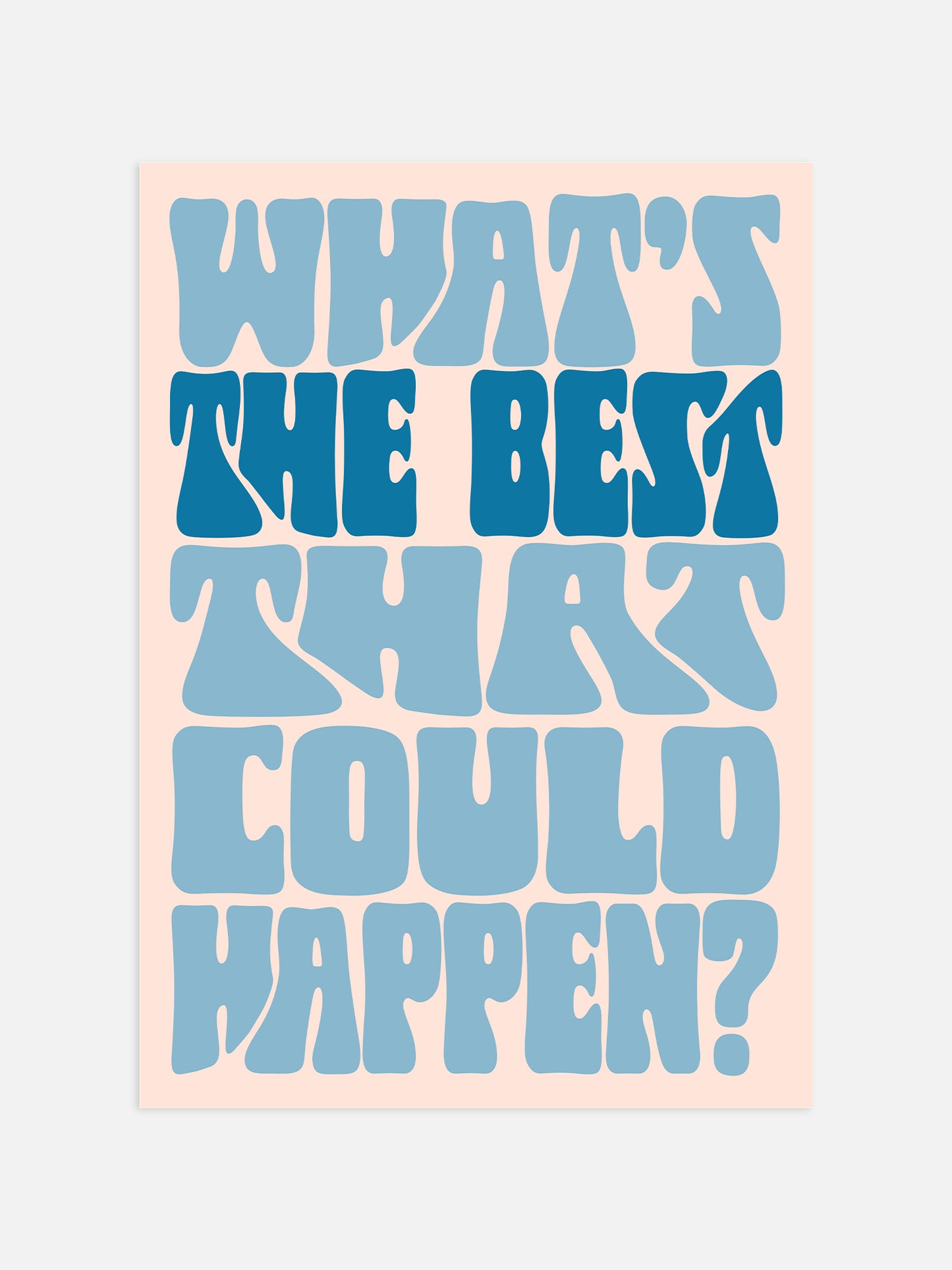 Motivational Typography Print