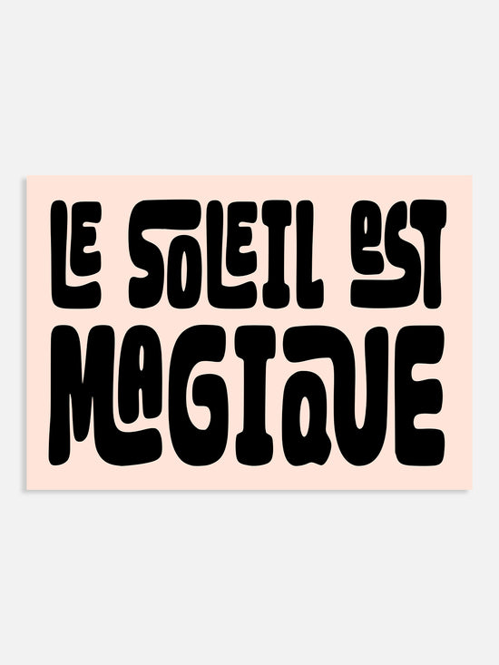 Le Soleil Print - Pink