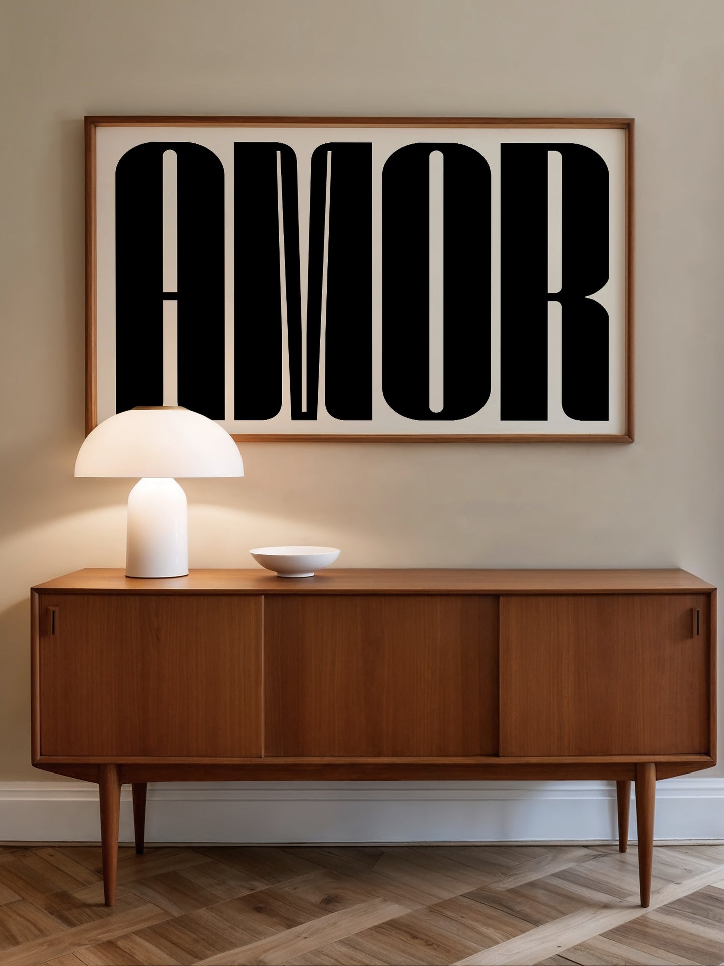 Amor Typography Art Print