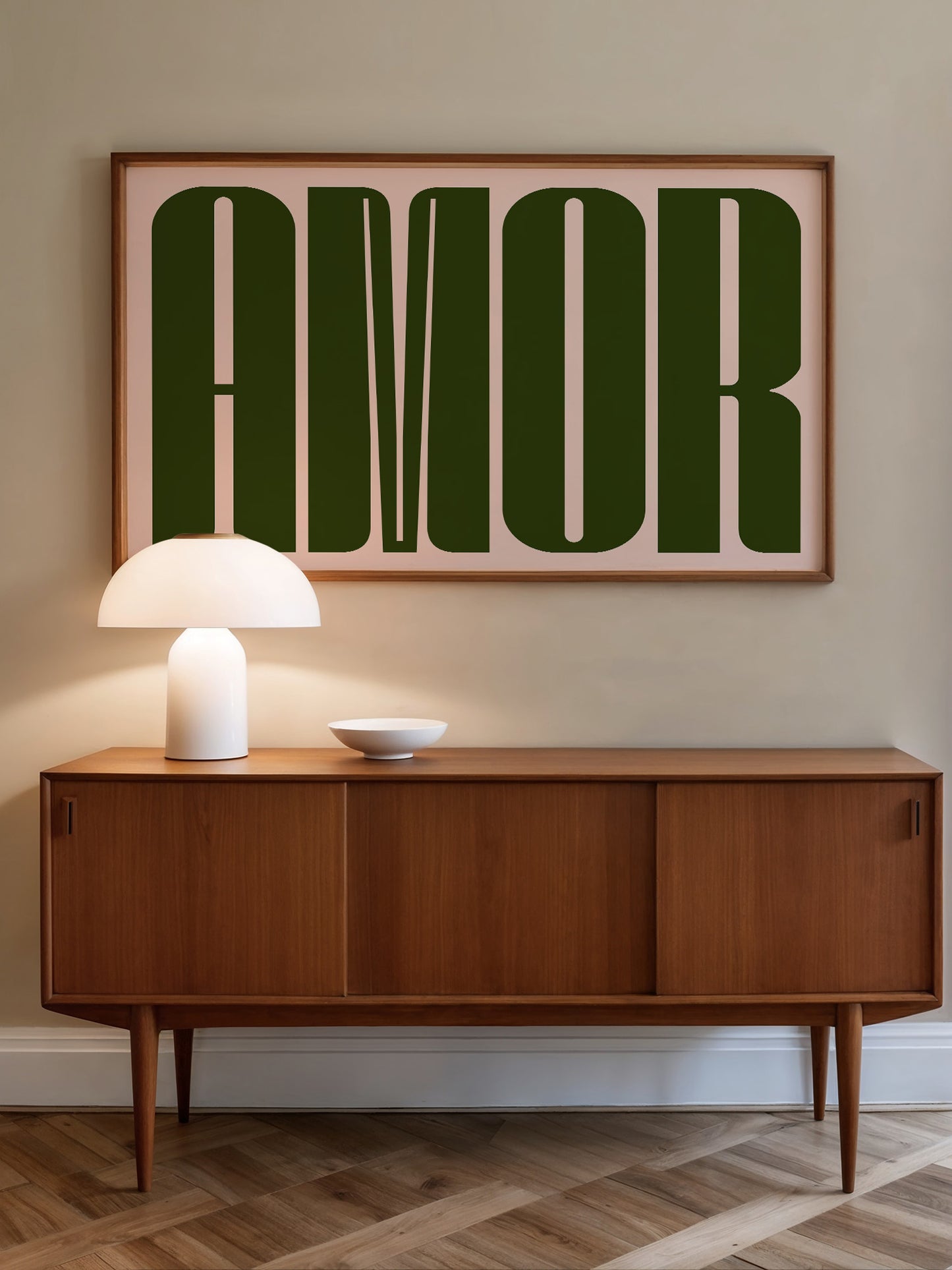 Amor Typography Art Print