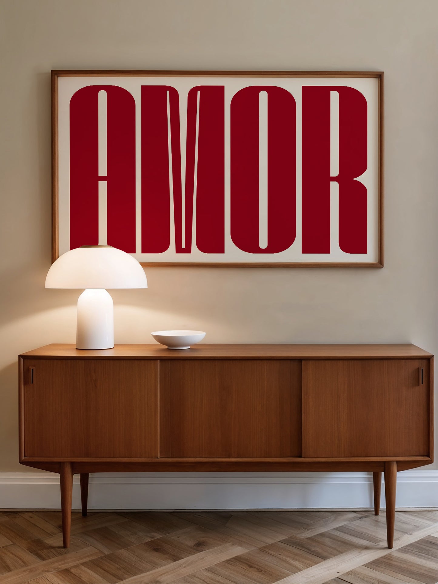 Amor Typography Art Print